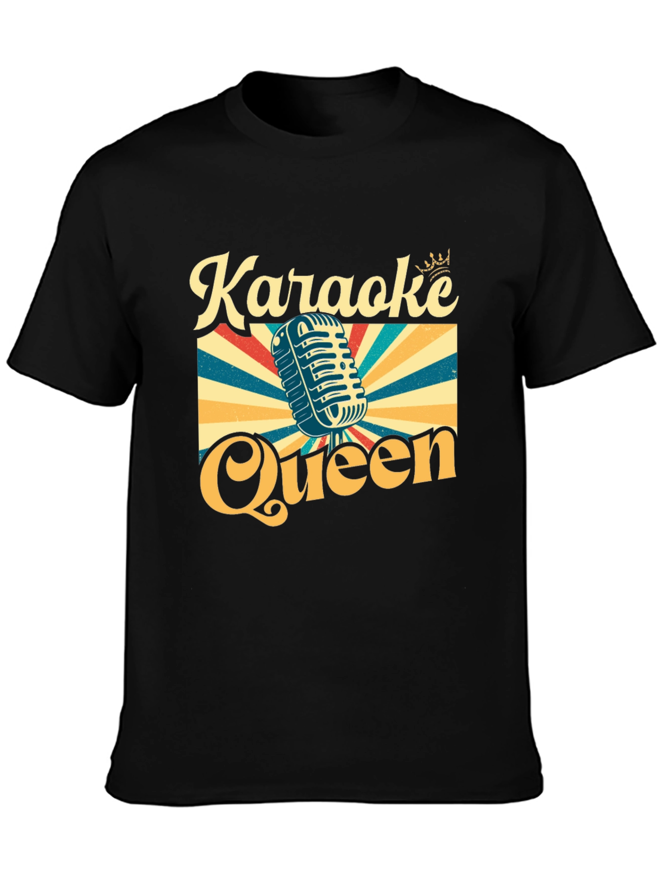Karaoke Queen T-Shirt - Retro Style Graphic Tee