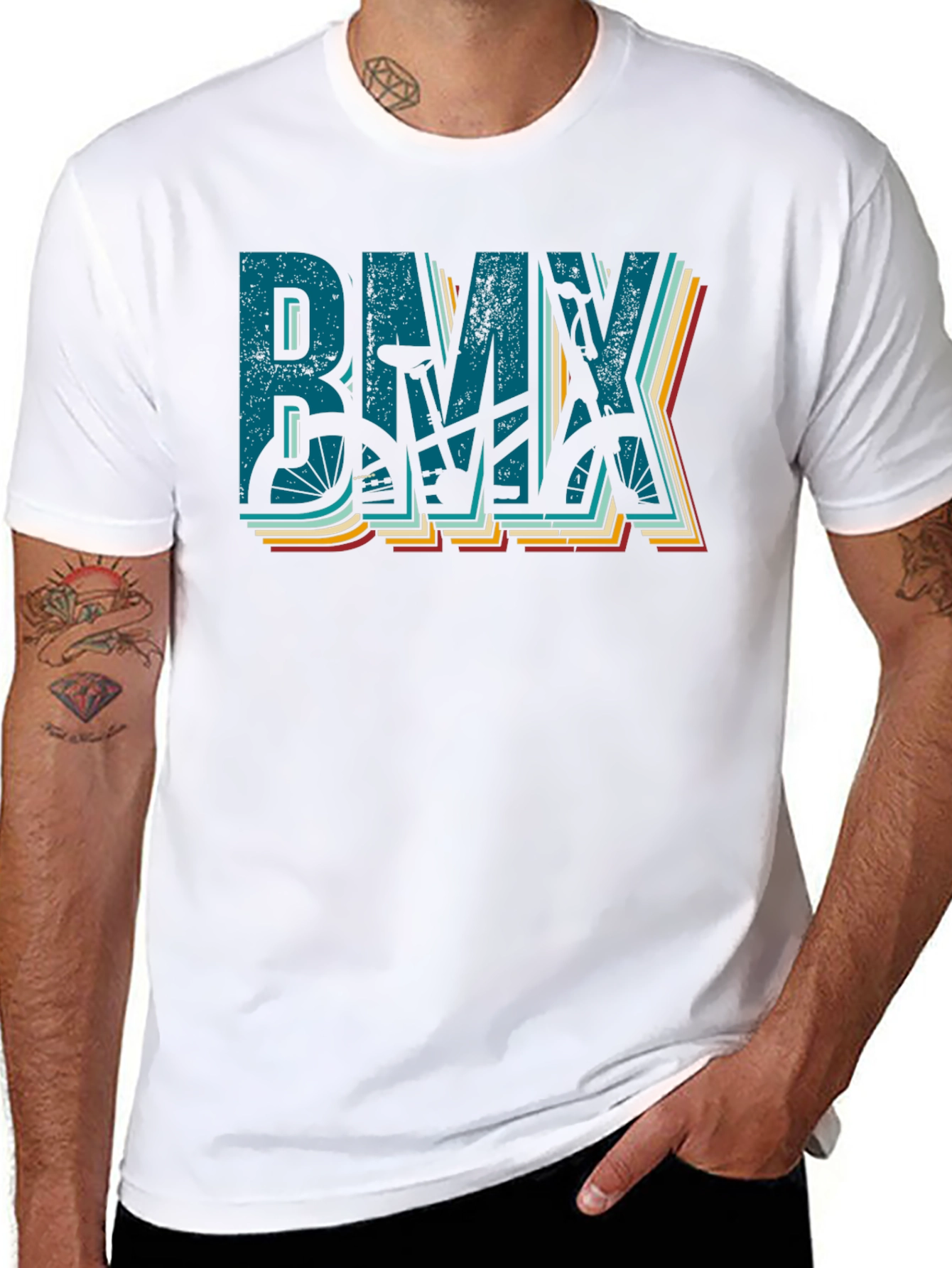 Retro BMX Bike Graphic T-Shirt