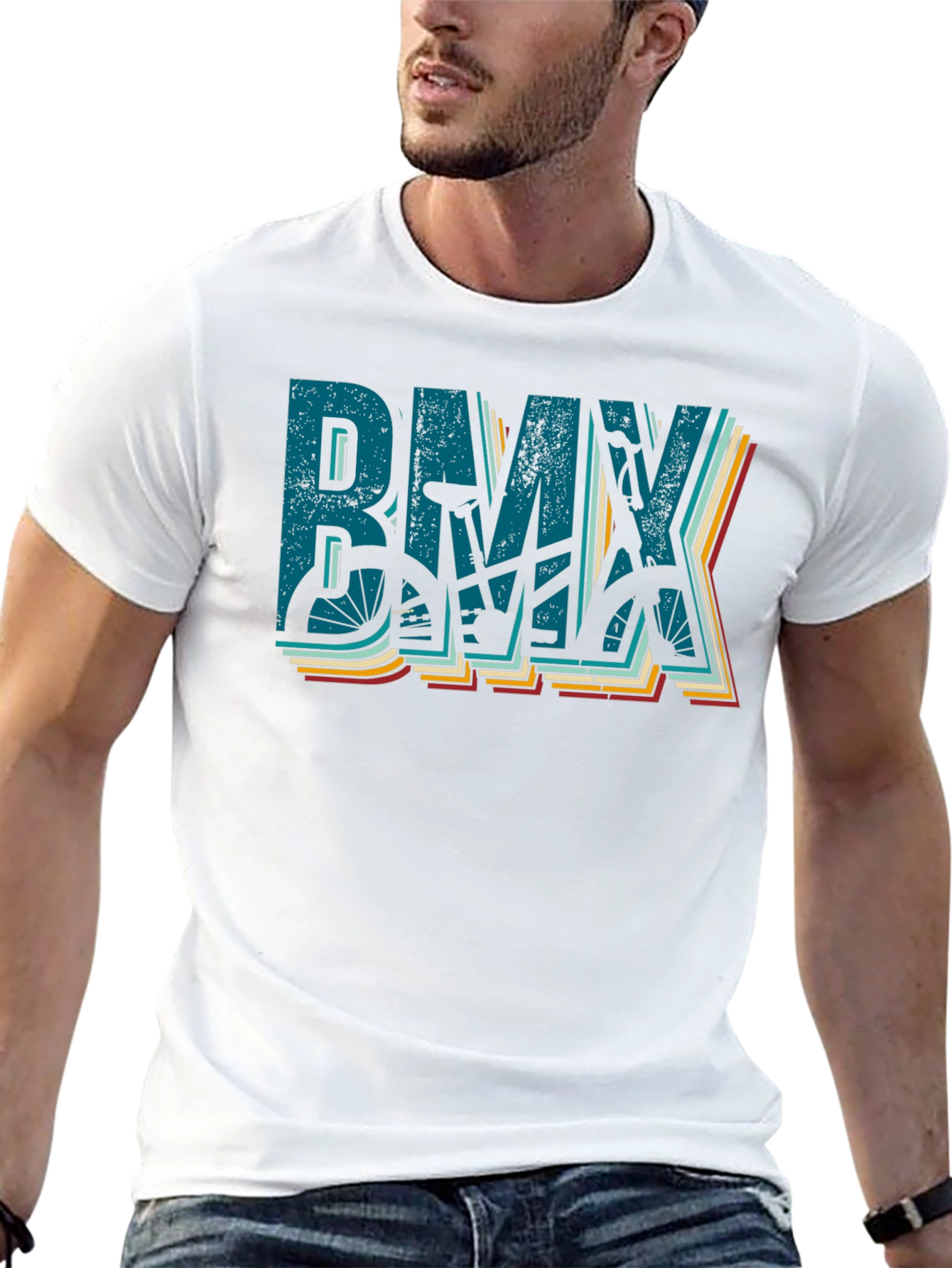 Retro BMX Bike Graphic T-Shirt