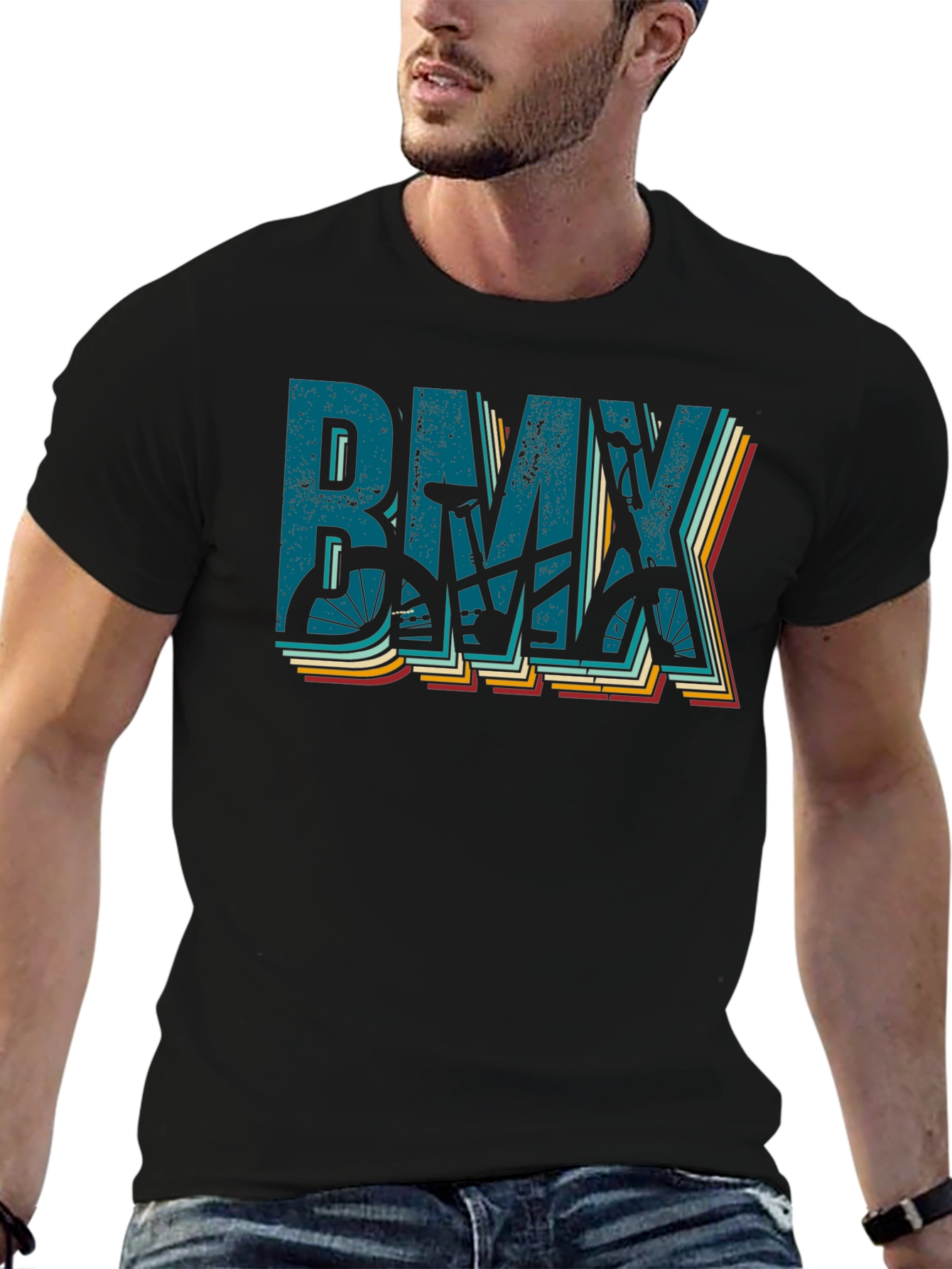 Retro BMX Bike Graphic T-Shirt