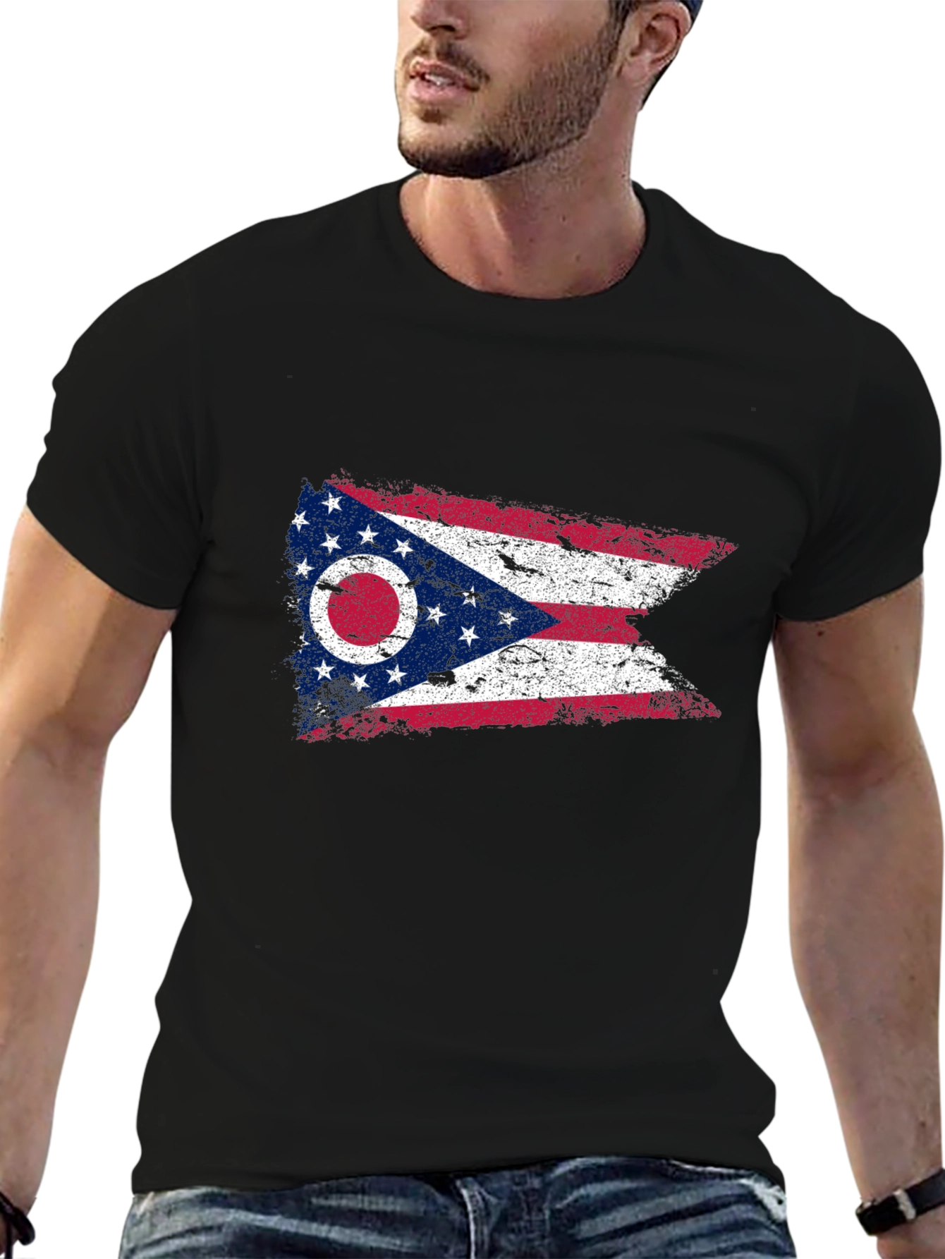 Ohio Flag Graphic T-Shirt
