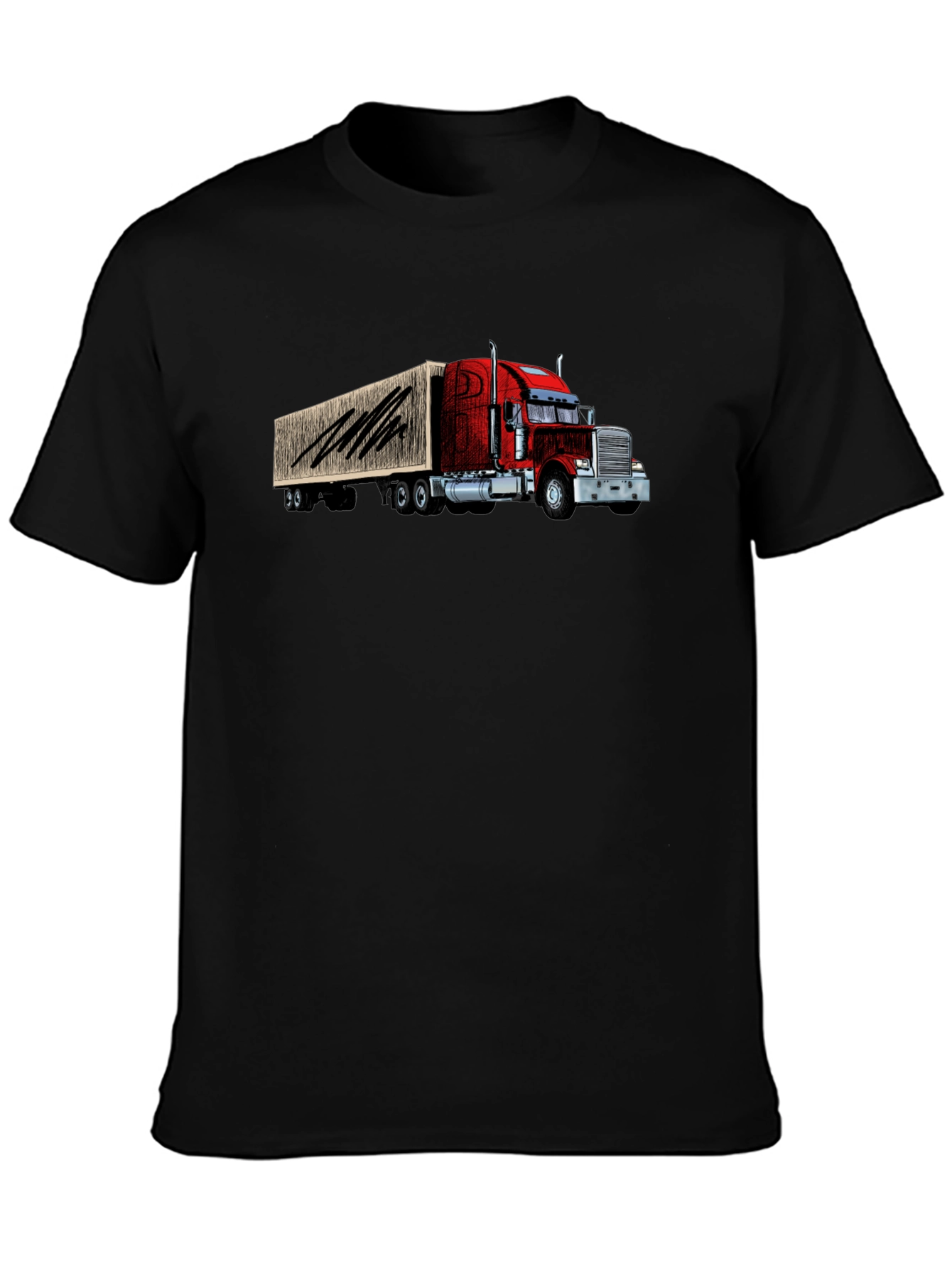 Truck Graphic Black T-Shirt