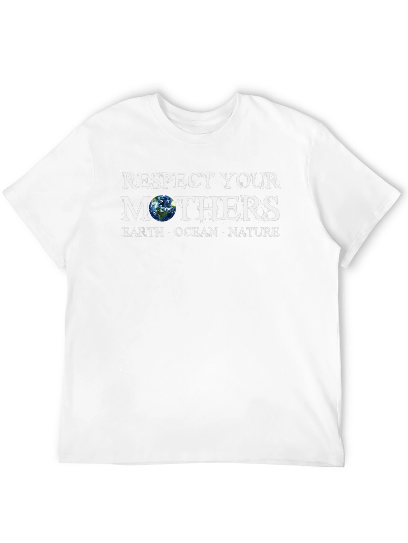 Respect Your Mothers Graphic T-Shirt - Earth Ocean Nature