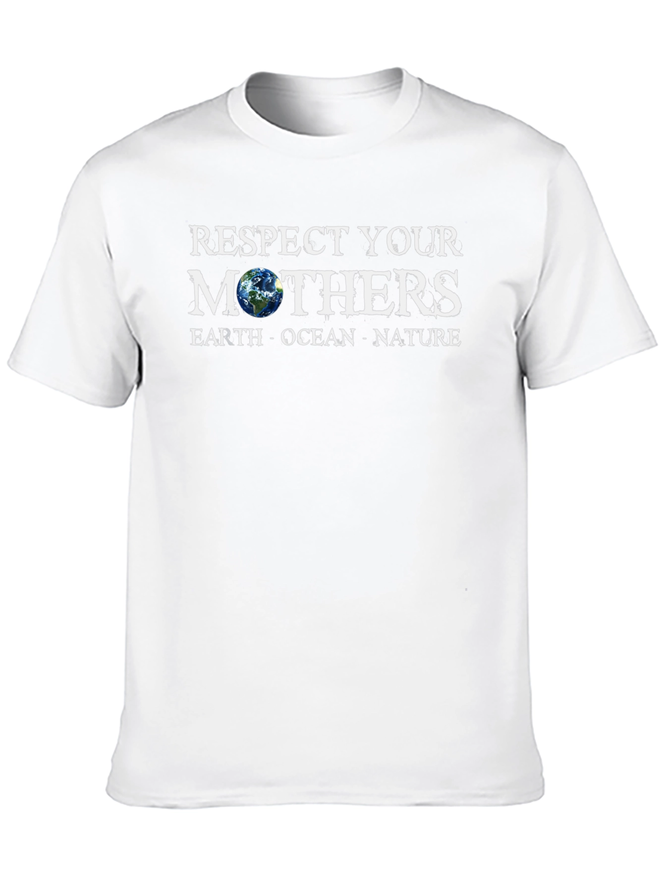 Respect Your Mothers Graphic T-Shirt - Earth Ocean Nature