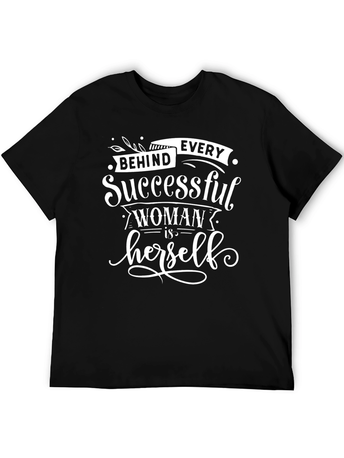 Successful Woman Graphic Tee - Empowering Design