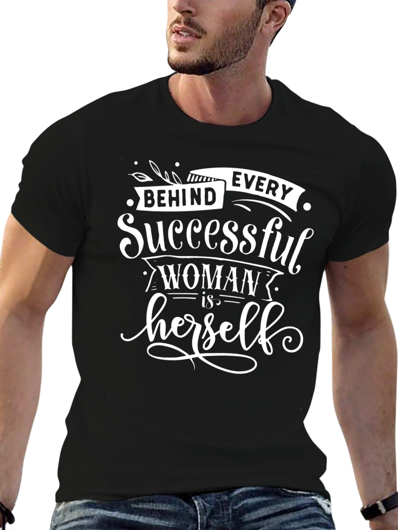 Successful Woman Graphic Tee - Empowering Design