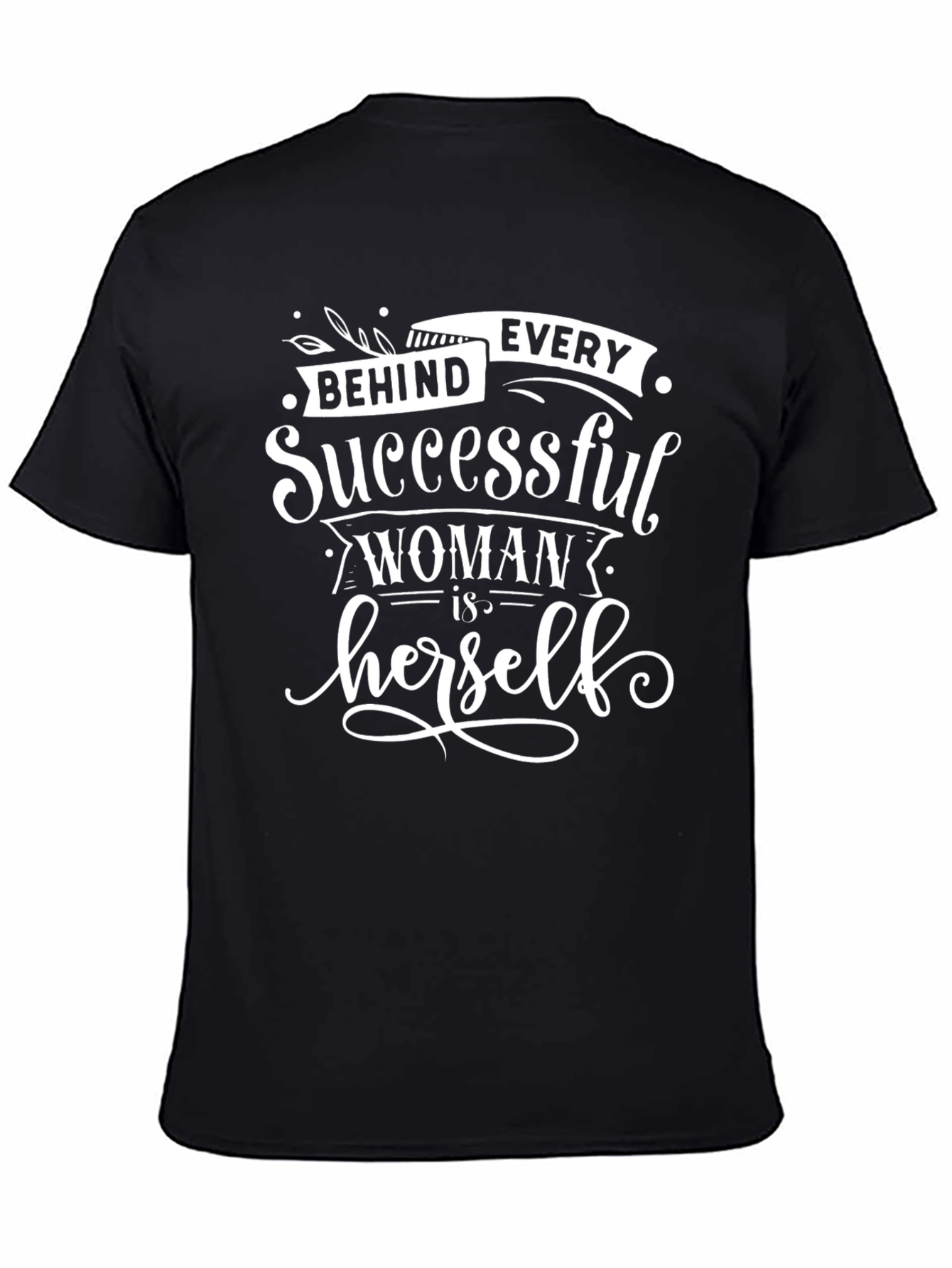 Successful Woman Graphic Tee - Empowering Design