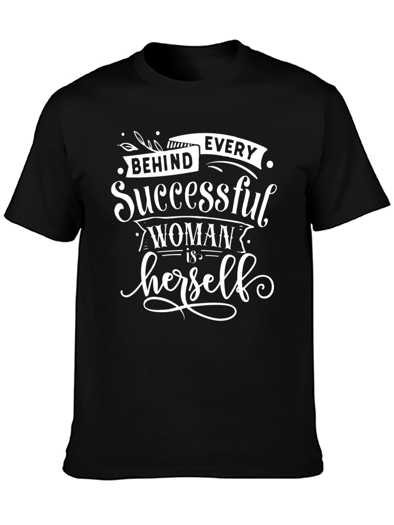 Successful Woman Graphic Tee - Empowering Design