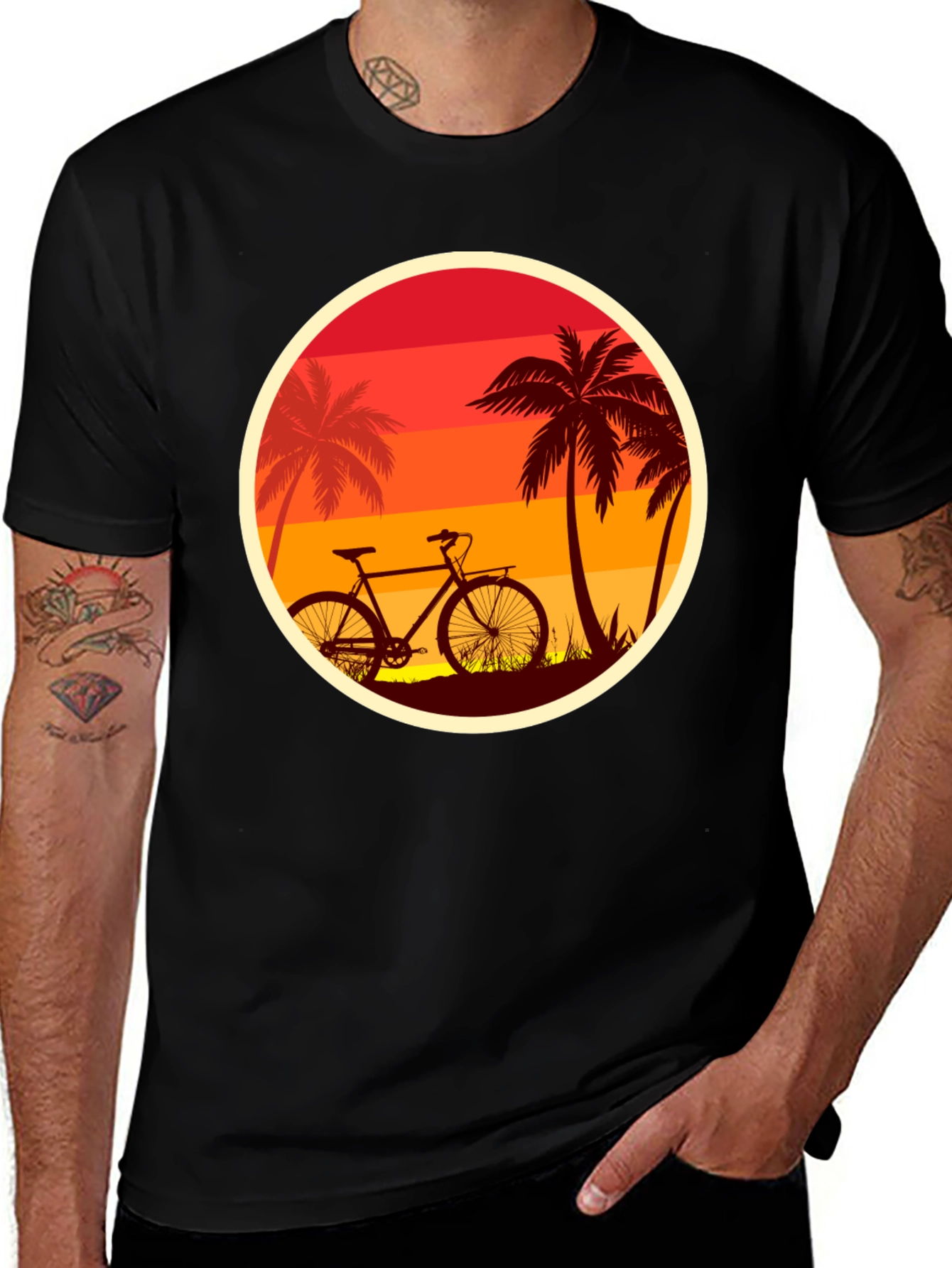 Sunset Bike Ride T-Shirt