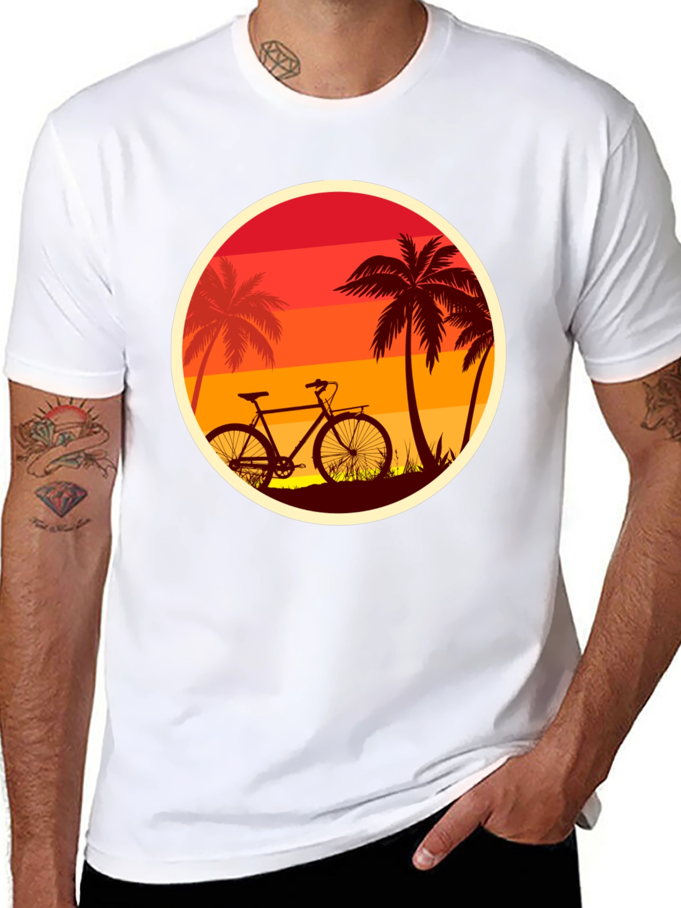 Sunset Bike Ride T-Shirt