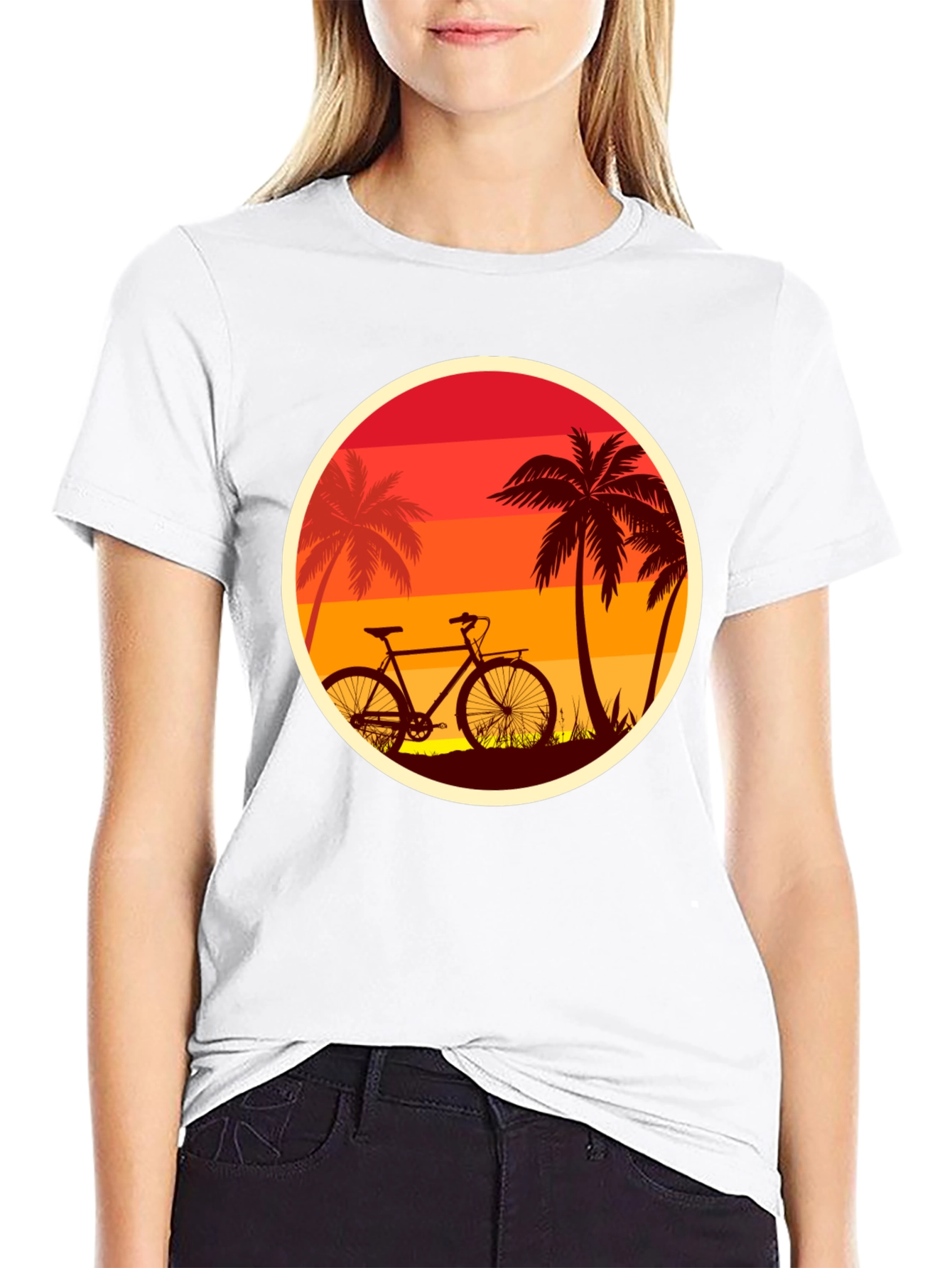 Sunset Bike Ride T-Shirt