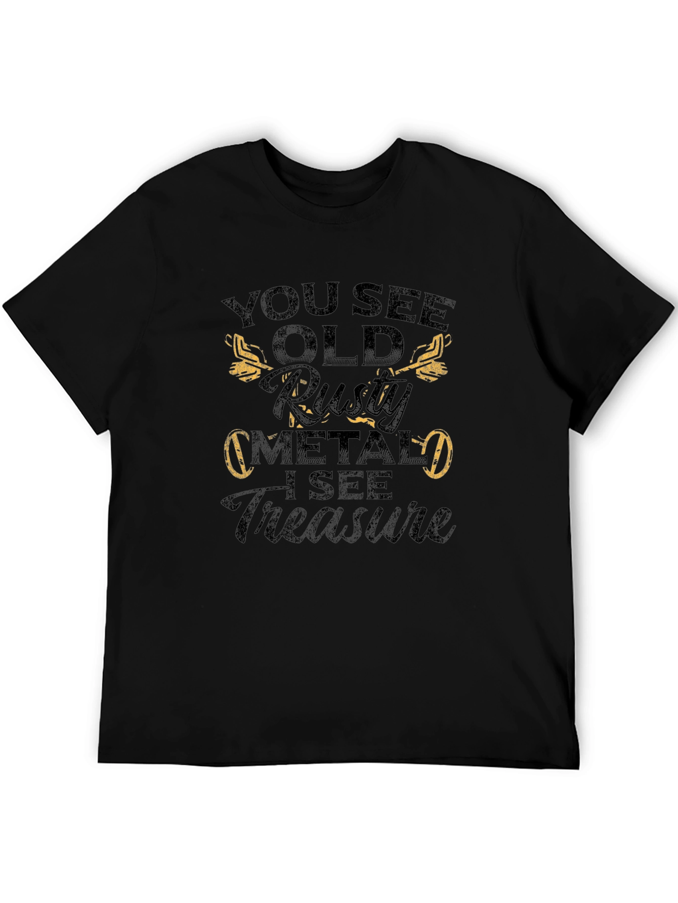 Rusty Metal Treasure Graphic T-Shirt