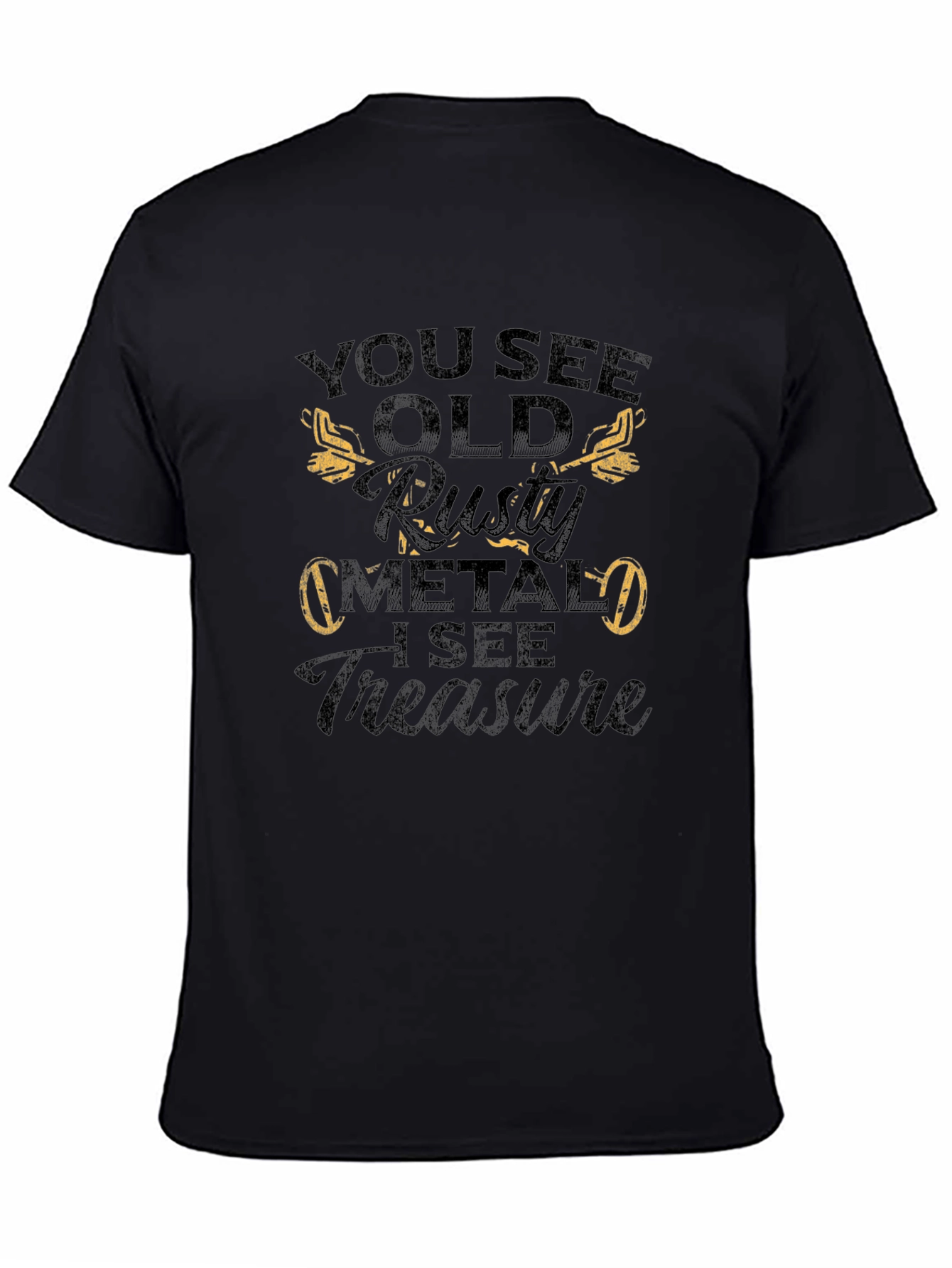 Rusty Metal Treasure Graphic T-Shirt
