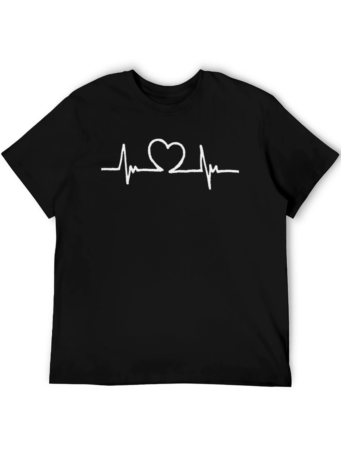 Heartbeat Heart Love Graphic T-Shirt