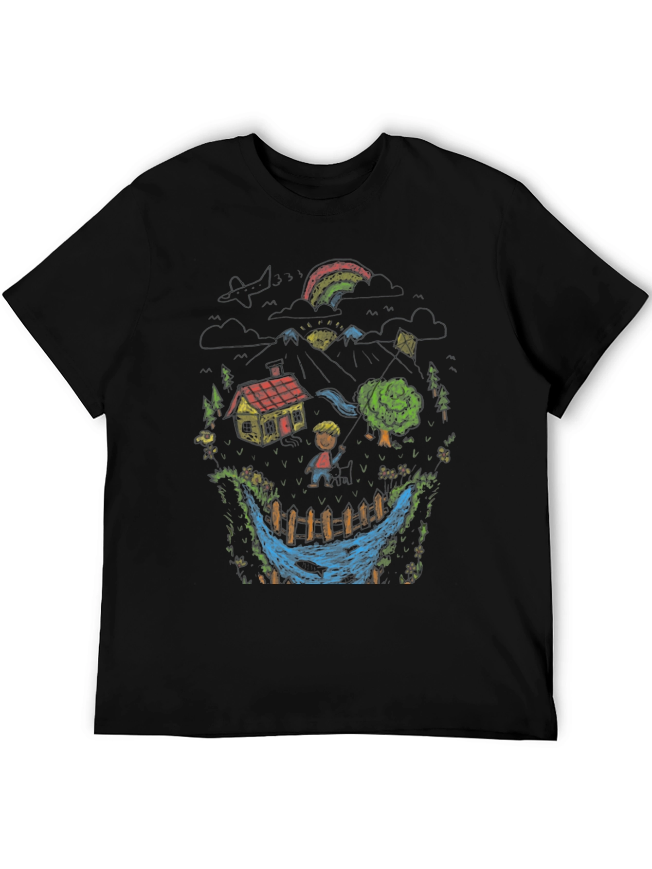 Nature Doodle T-Shirt - Artistic Menswear
