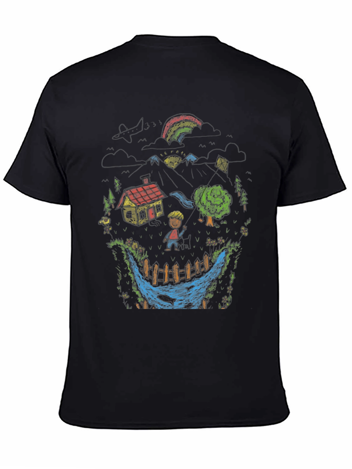 Nature Doodle T-Shirt - Artistic Menswear