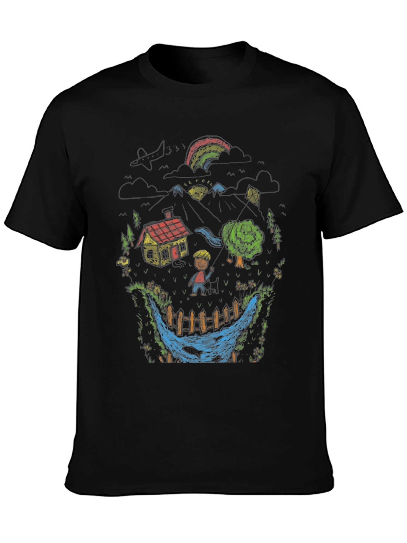 Nature Doodle T-Shirt - Artistic Menswear