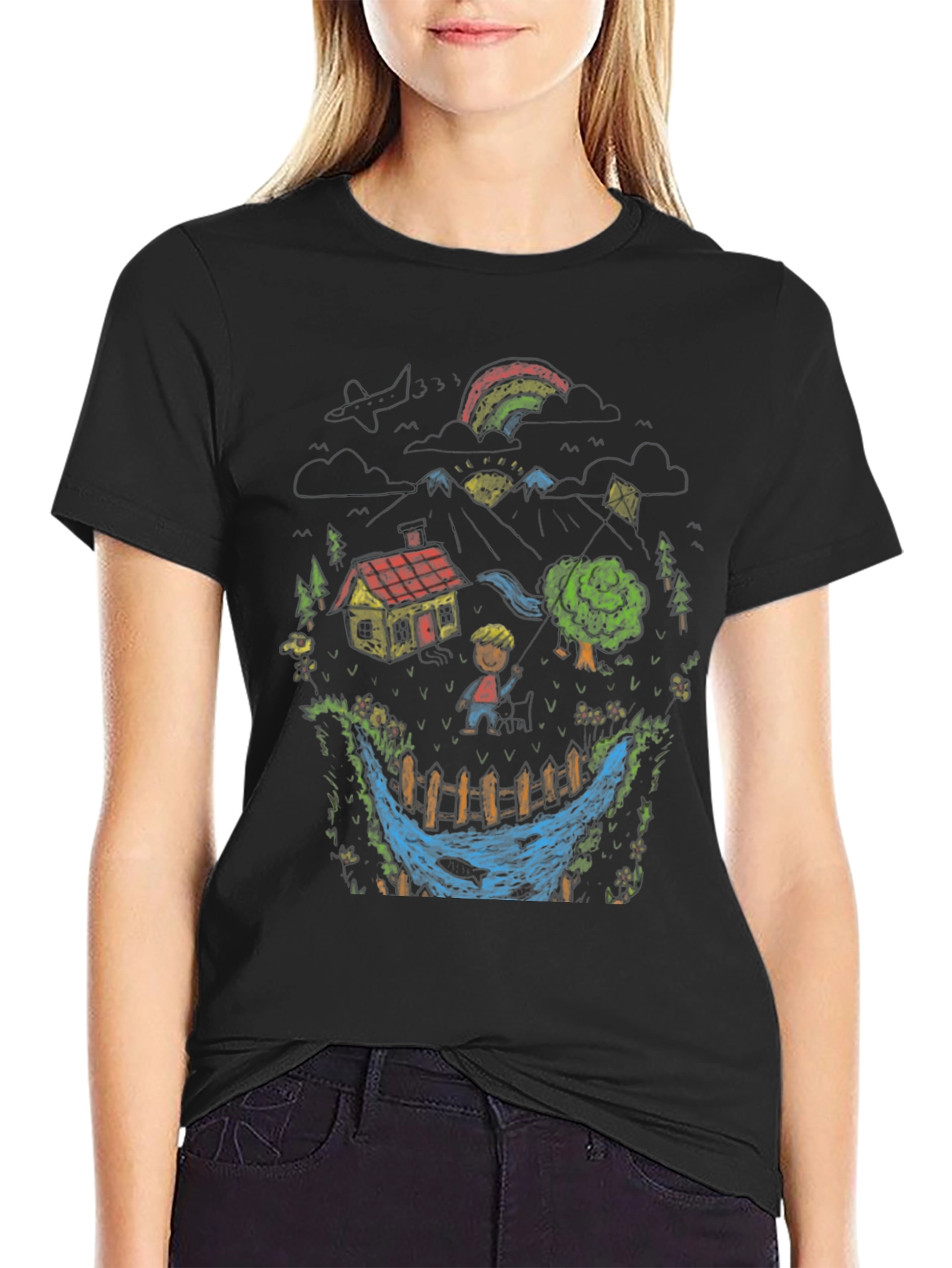 Nature Doodle T-Shirt - Artistic Menswear