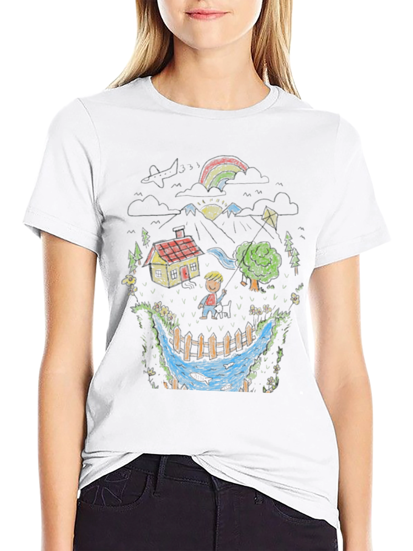 Nature Doodle T-Shirt - Artistic Menswear