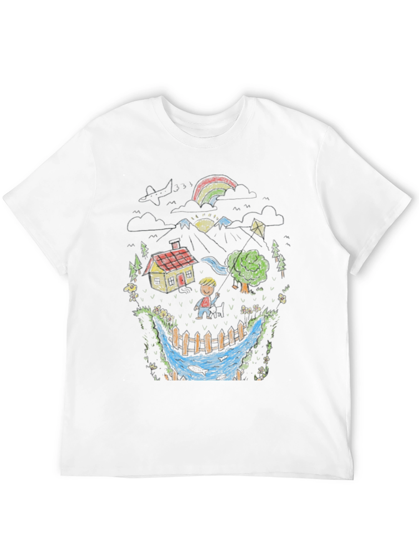 Nature Doodle T-Shirt - Artistic Menswear