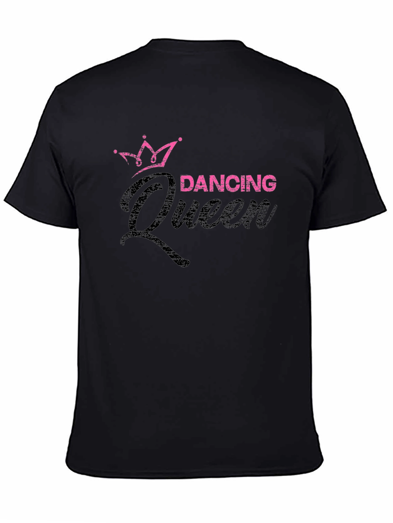 Dancing Queen Black T-Shirt - Fun Graphic Tee