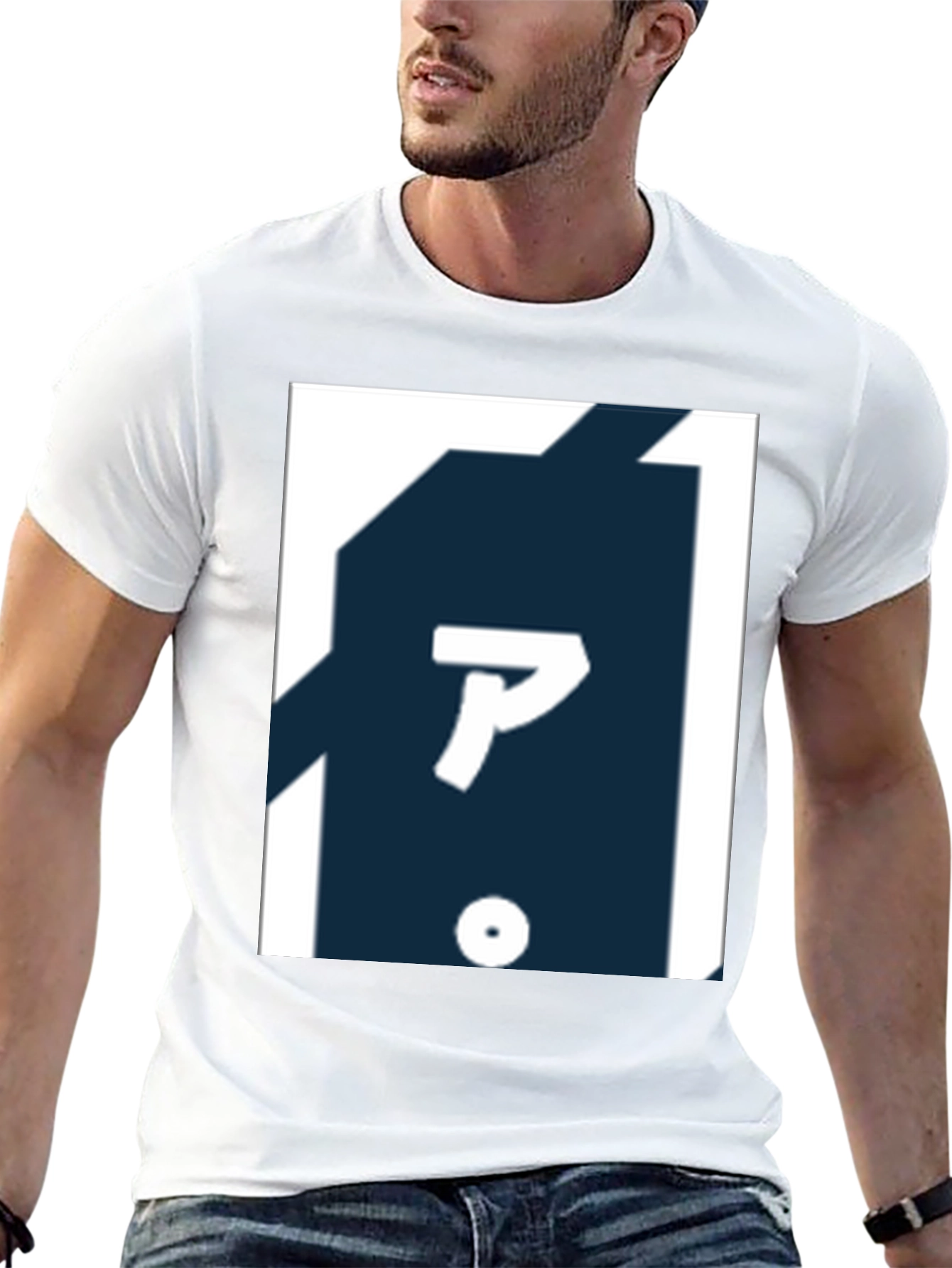 Graphic T-Shirt with Japanese Lettering