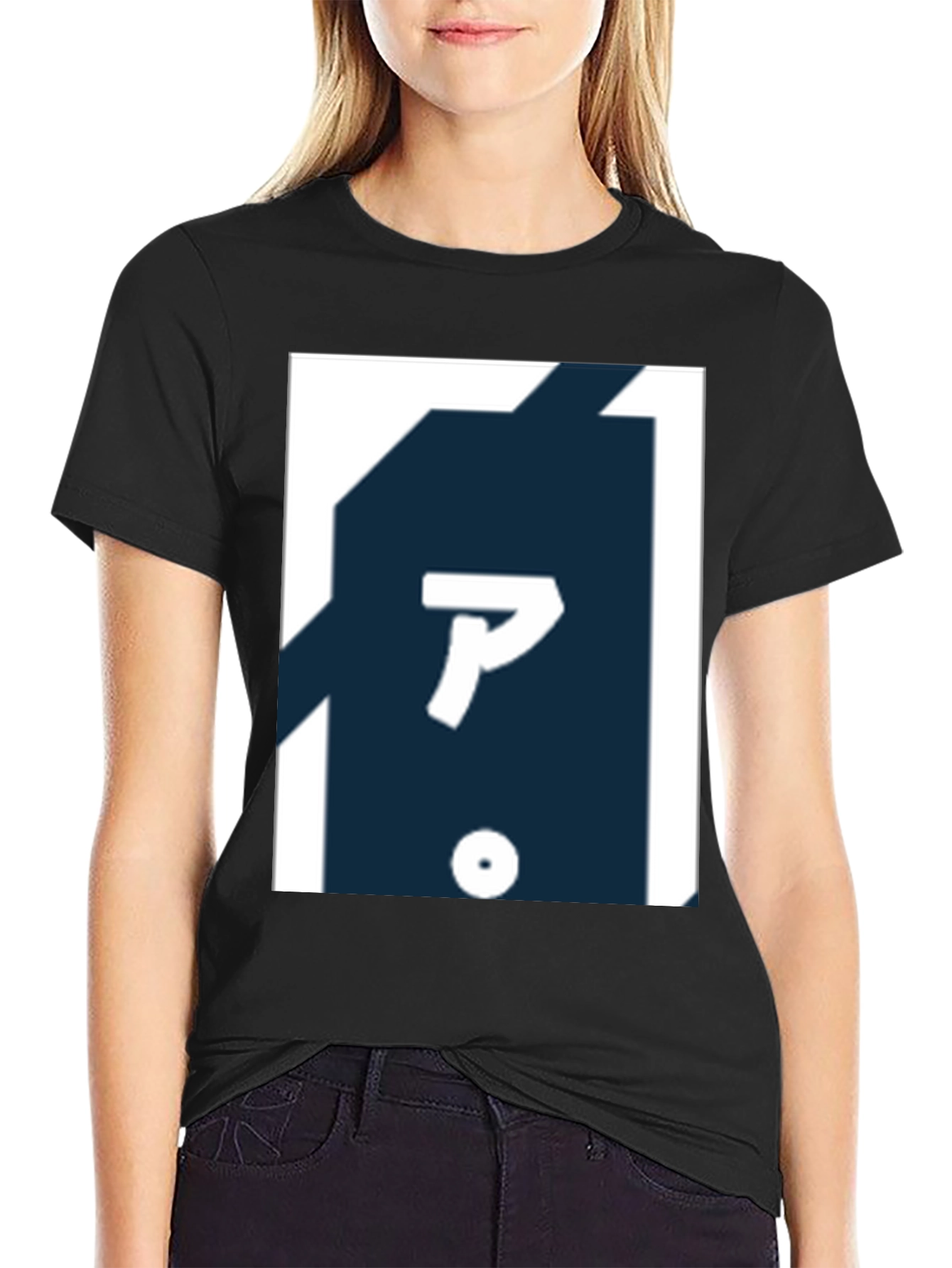 Graphic T-Shirt with Japanese Lettering