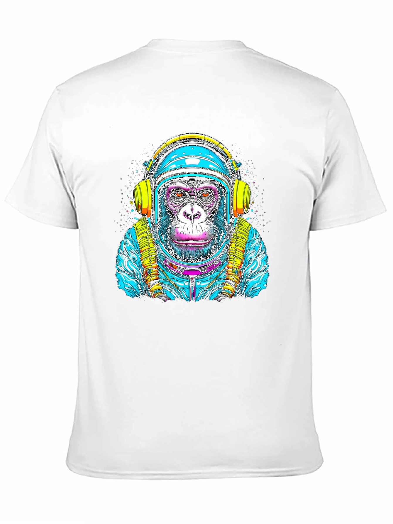 Astronaut Monkey Graphic Tee - Cool Space Ape Design