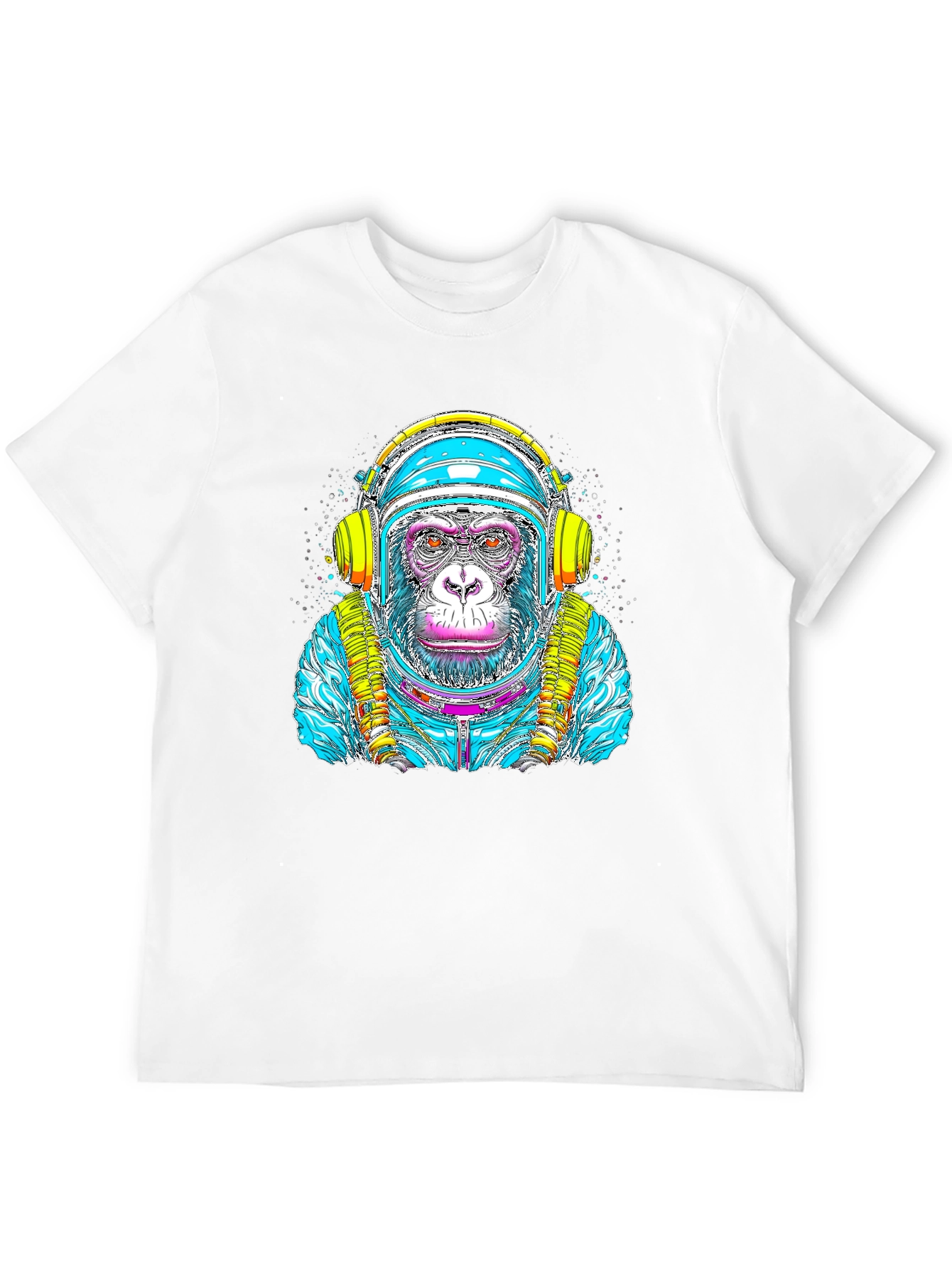 Astronaut Monkey Graphic Tee - Cool Space Ape Design