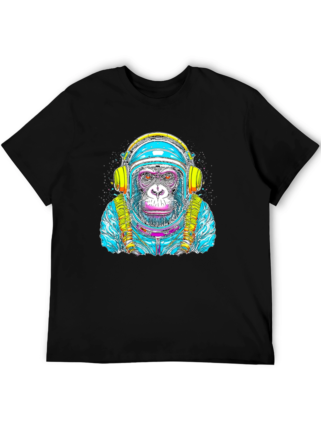 Astronaut Monkey Graphic Tee - Cool Space Ape Design