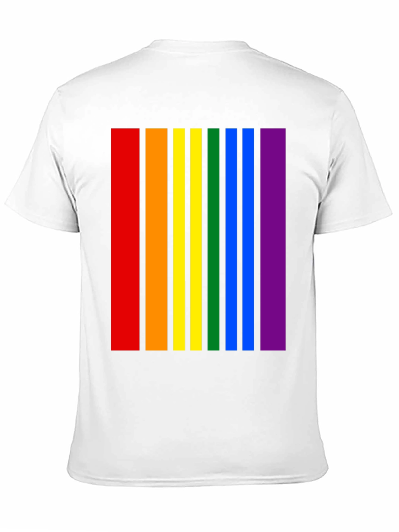 Pride Stripes Black T-Shirt