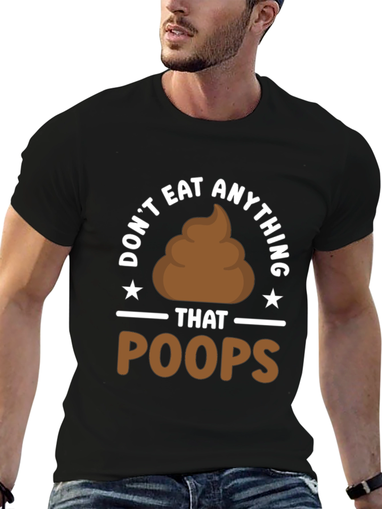 Dont Eat Anything That Poops T-Shirt Funny Vegan Tee