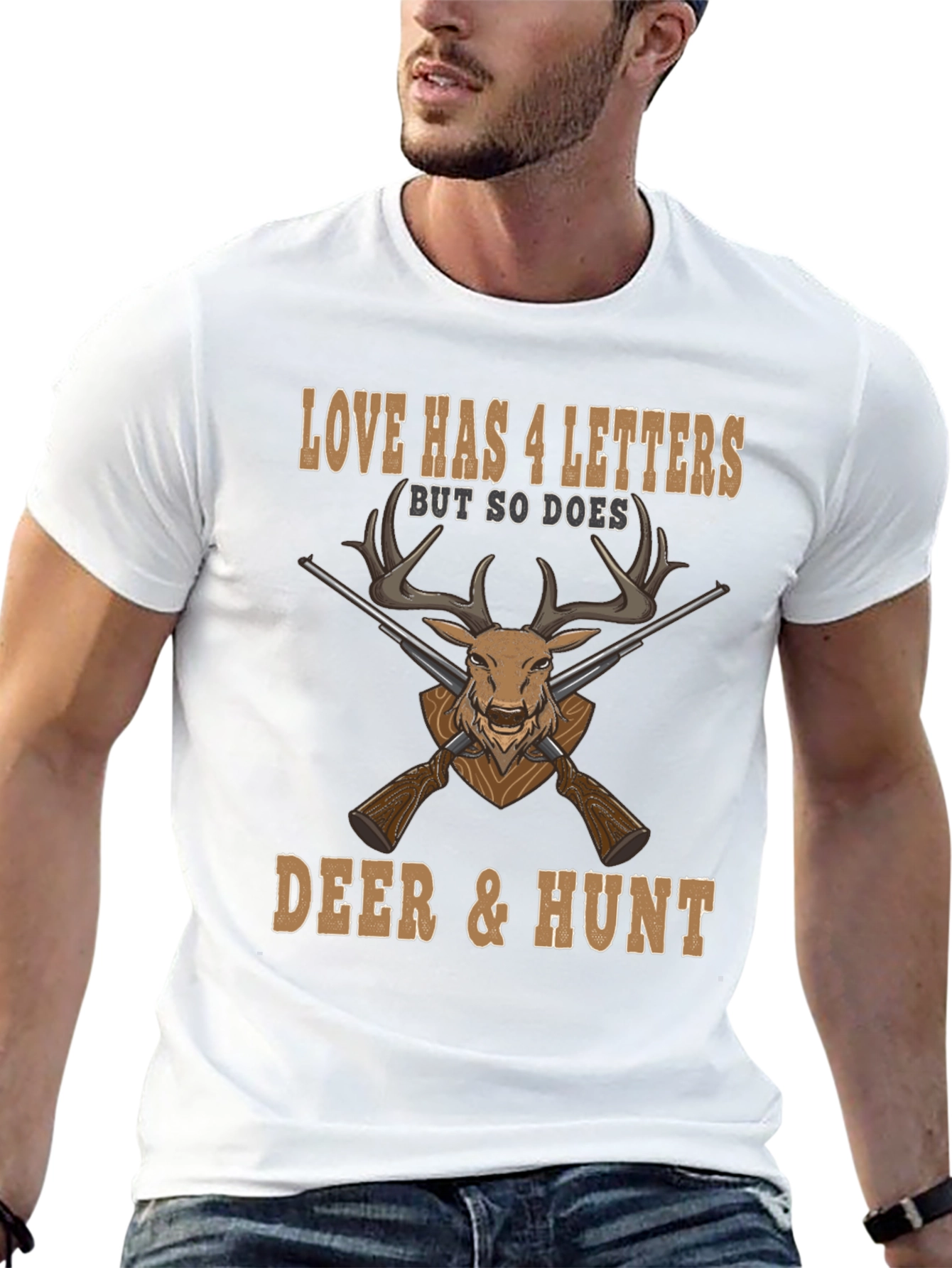 Love Deer and Hunt T-Shirt