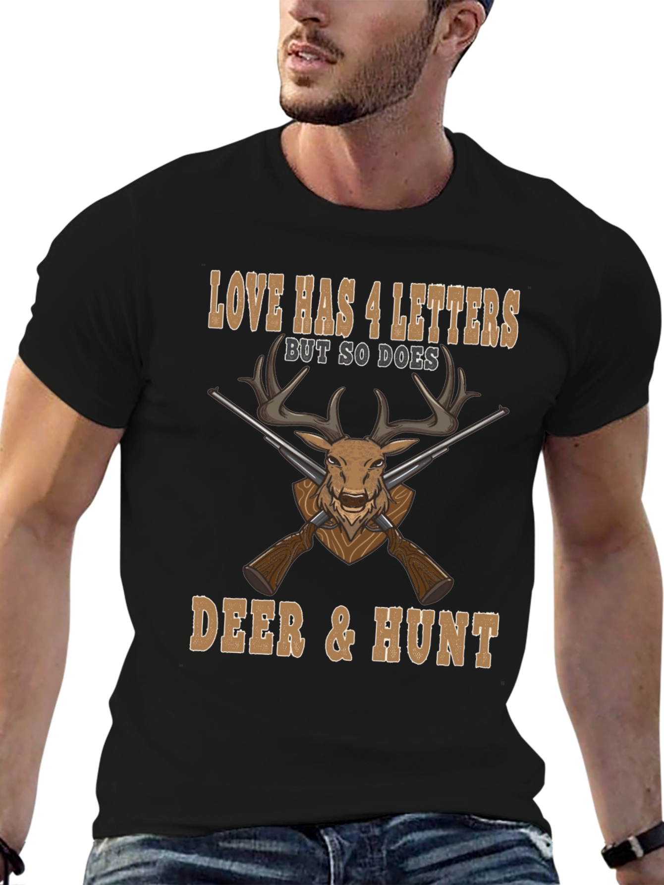 Love Deer and Hunt T-Shirt