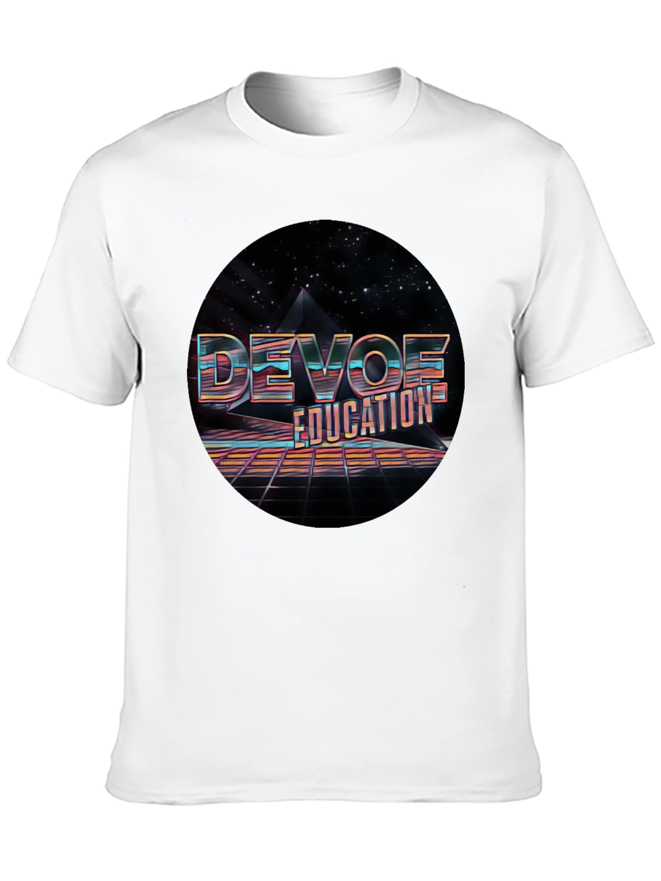 Retro Devoe Education Graphic Tee - Black