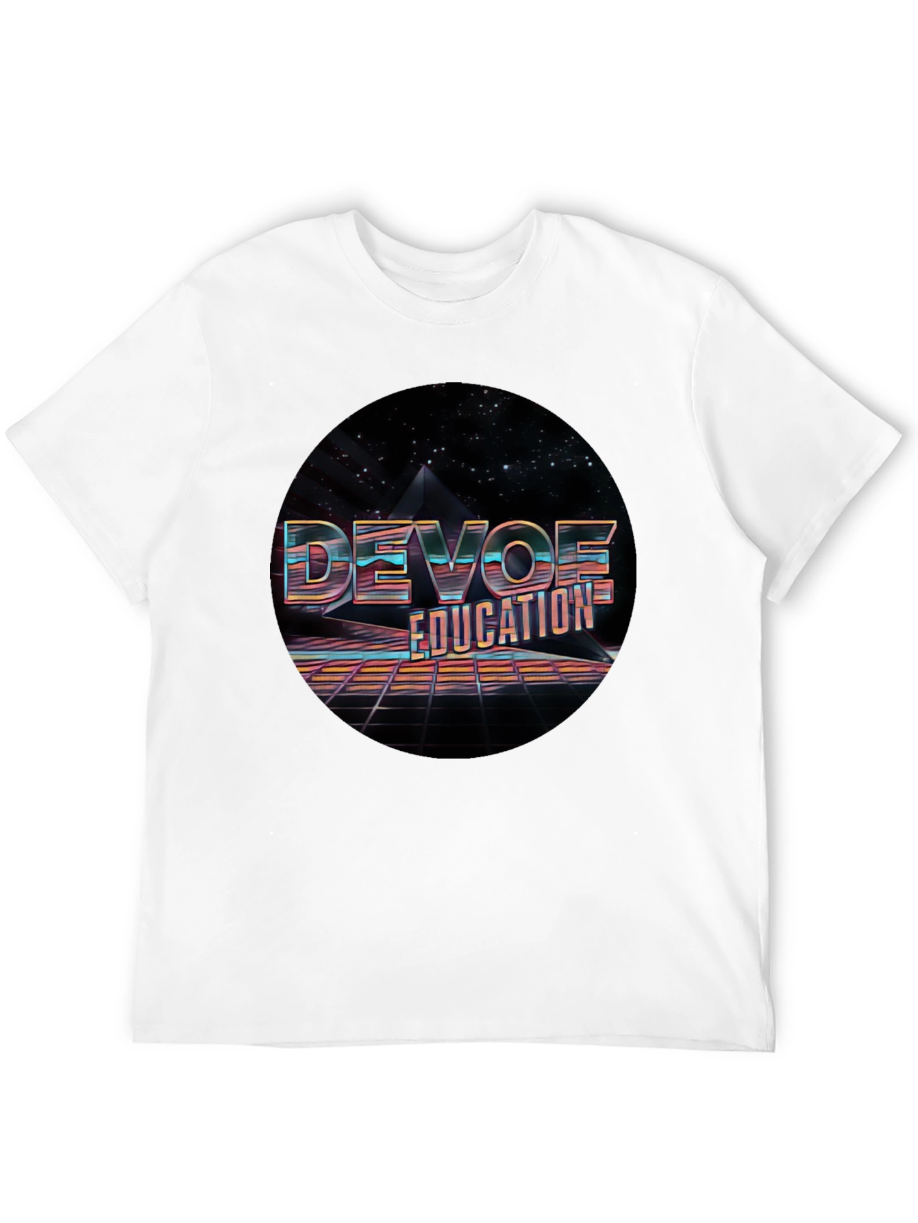 Retro Devoe Education Graphic Tee - Black