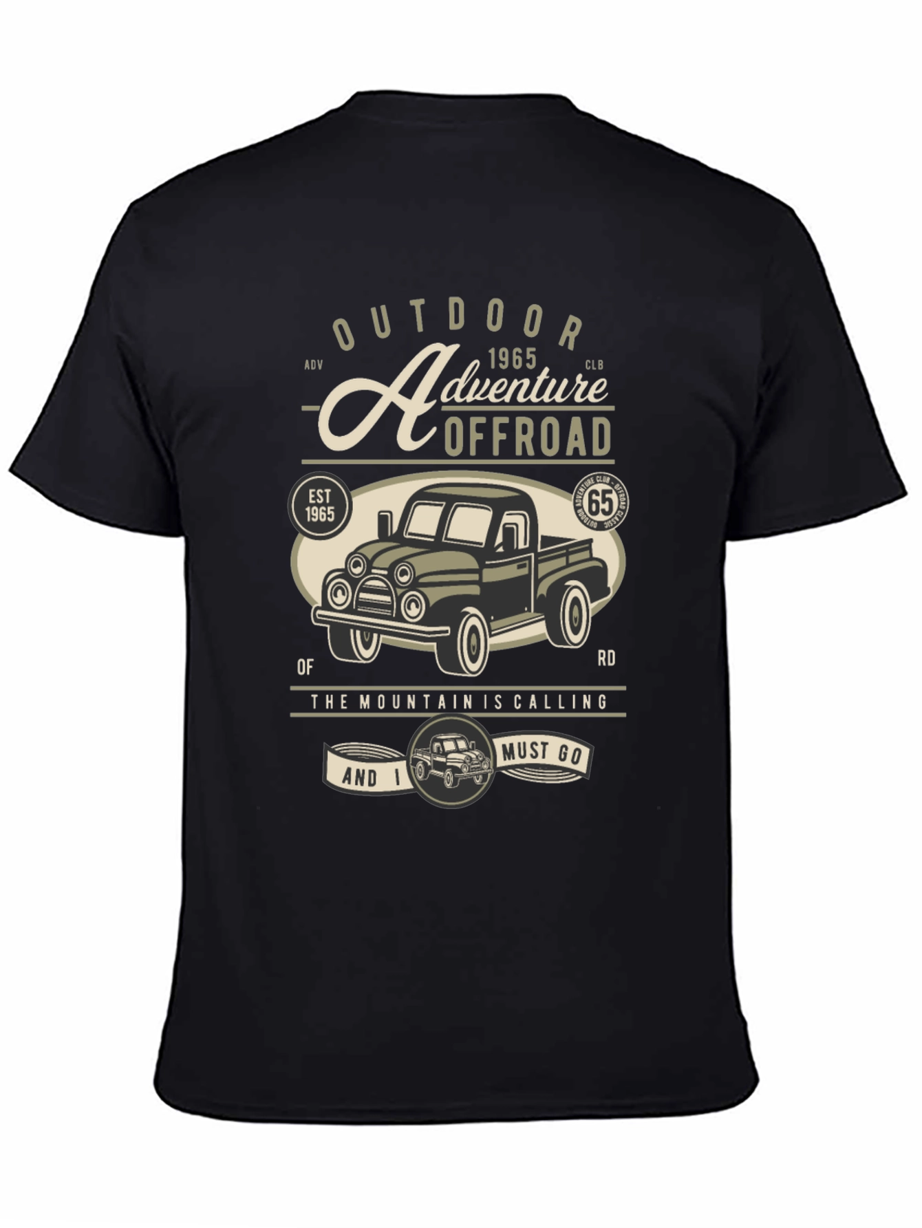Outdoor Adventure Offroad T-Shirt - Mountain Calling Tee