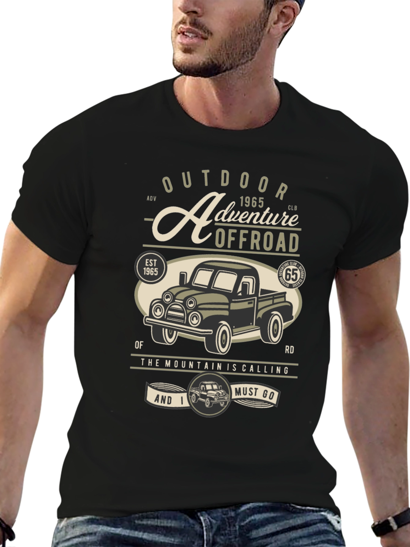 Outdoor Adventure Offroad T-Shirt - Mountain Calling Tee