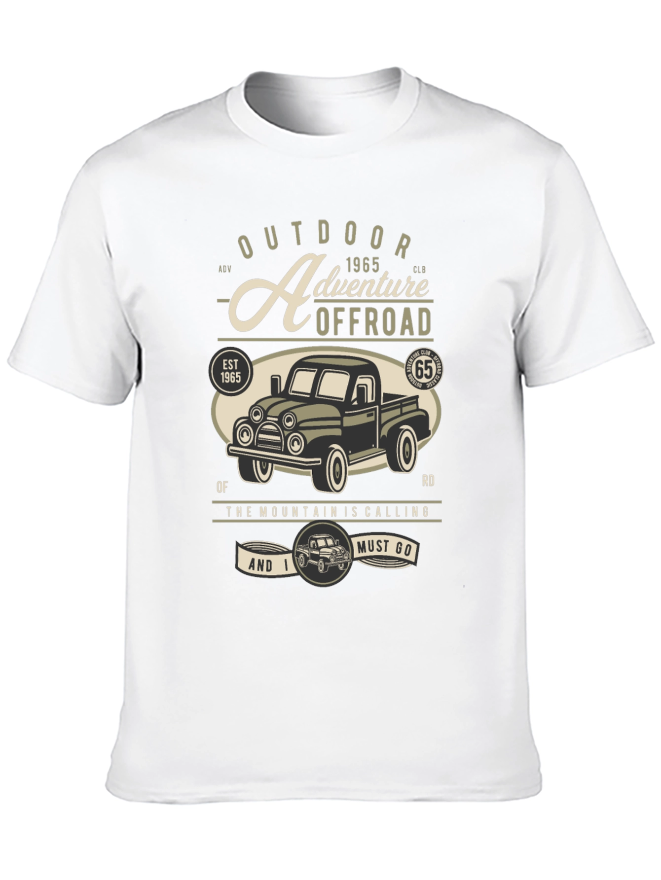 Outdoor Adventure Offroad T-Shirt - Mountain Calling Tee