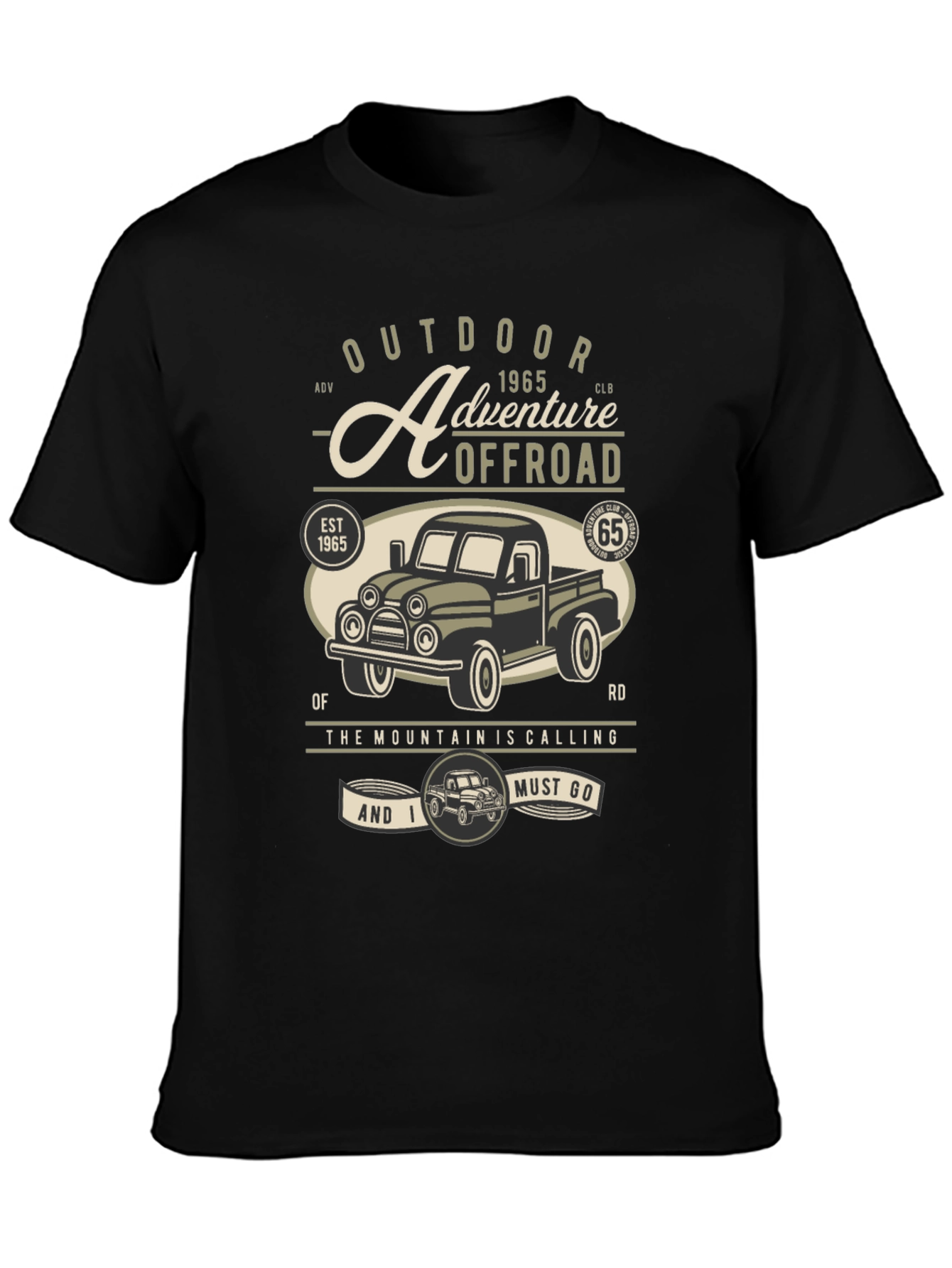 Outdoor Adventure Offroad T-Shirt - Mountain Calling Tee