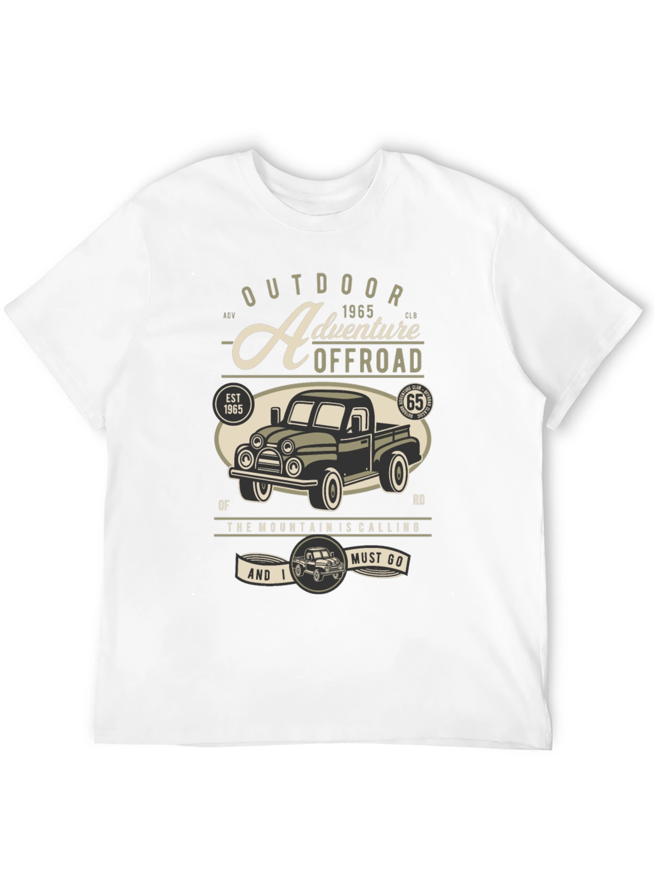 Outdoor Adventure Offroad T-Shirt - Mountain Calling Tee