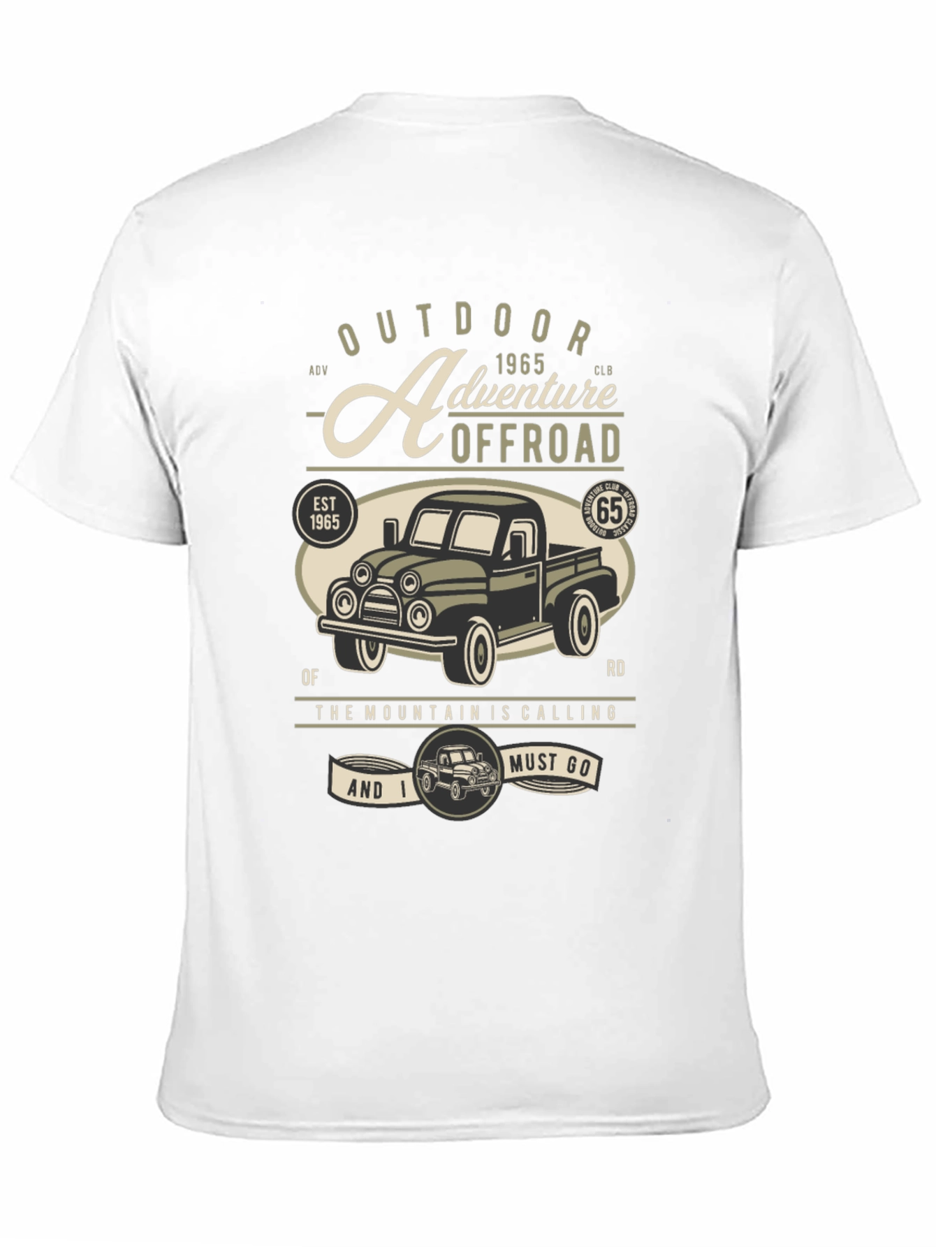 Outdoor Adventure Offroad T-Shirt - Mountain Calling Tee