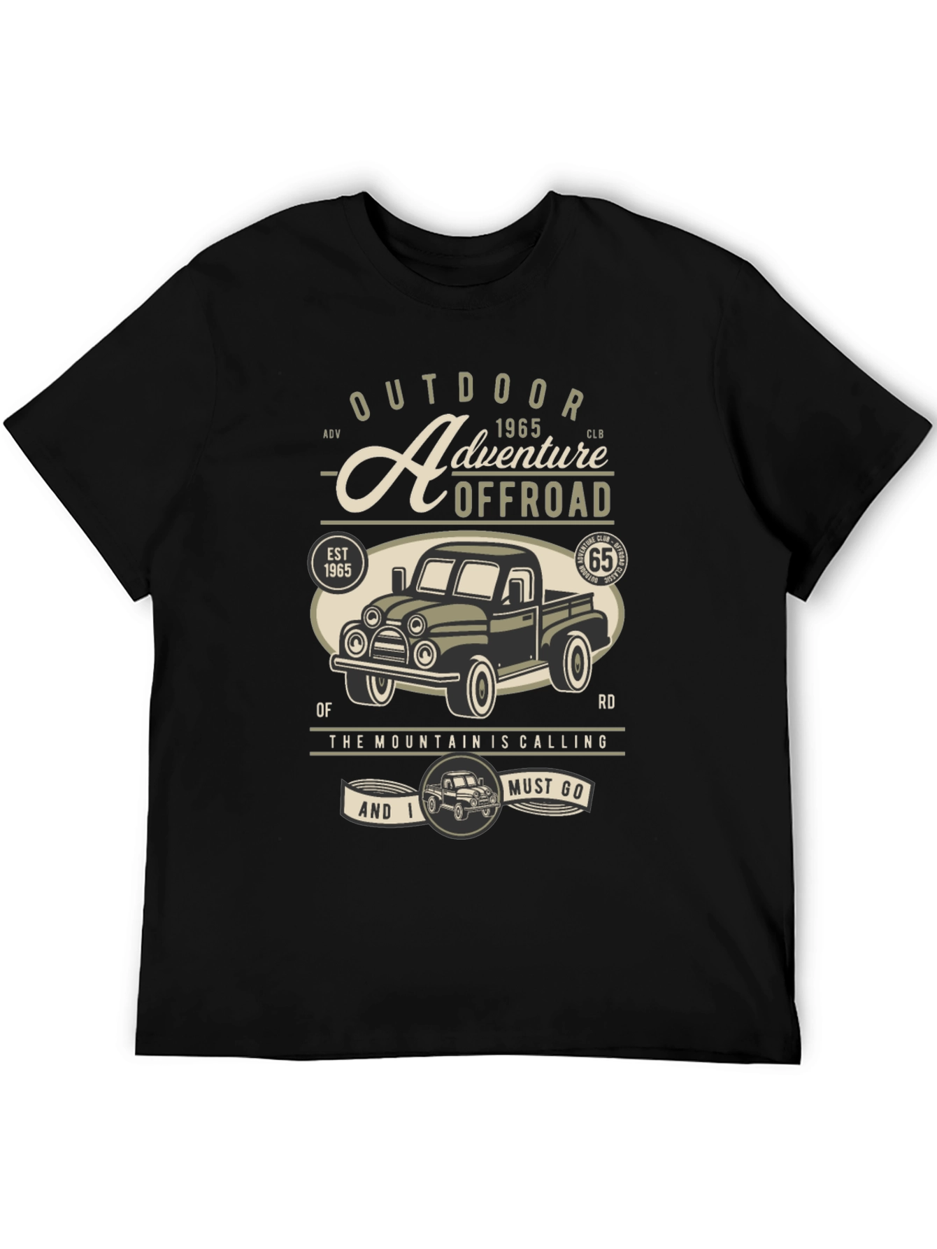 Outdoor Adventure Offroad T-Shirt - Mountain Calling Tee