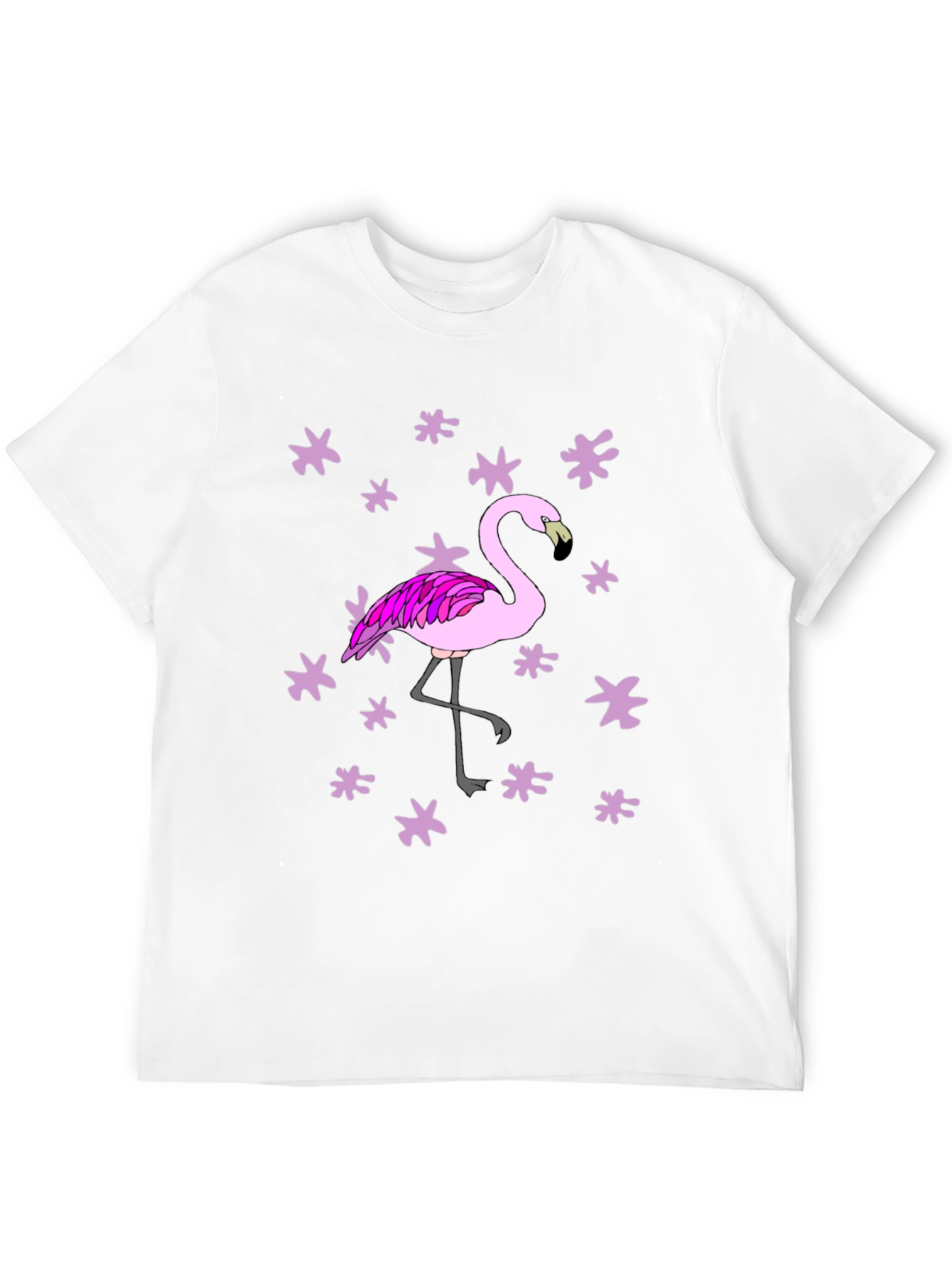 Flamingo Graphic Black T-Shirt