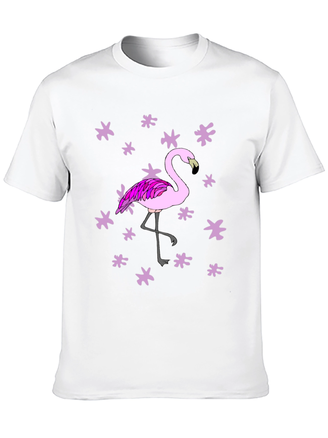 Flamingo Graphic Black T-Shirt