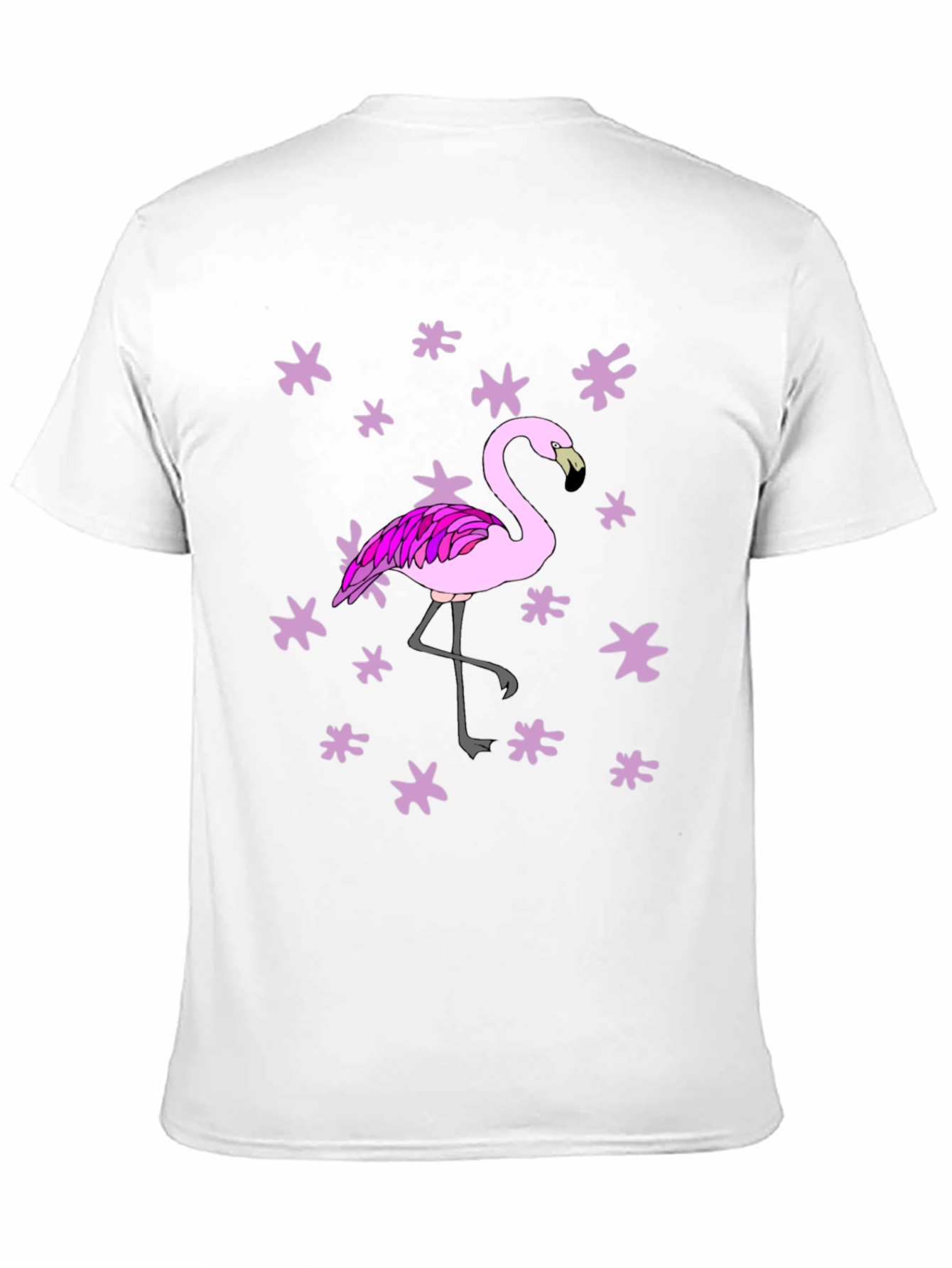 Flamingo Graphic Black T-Shirt