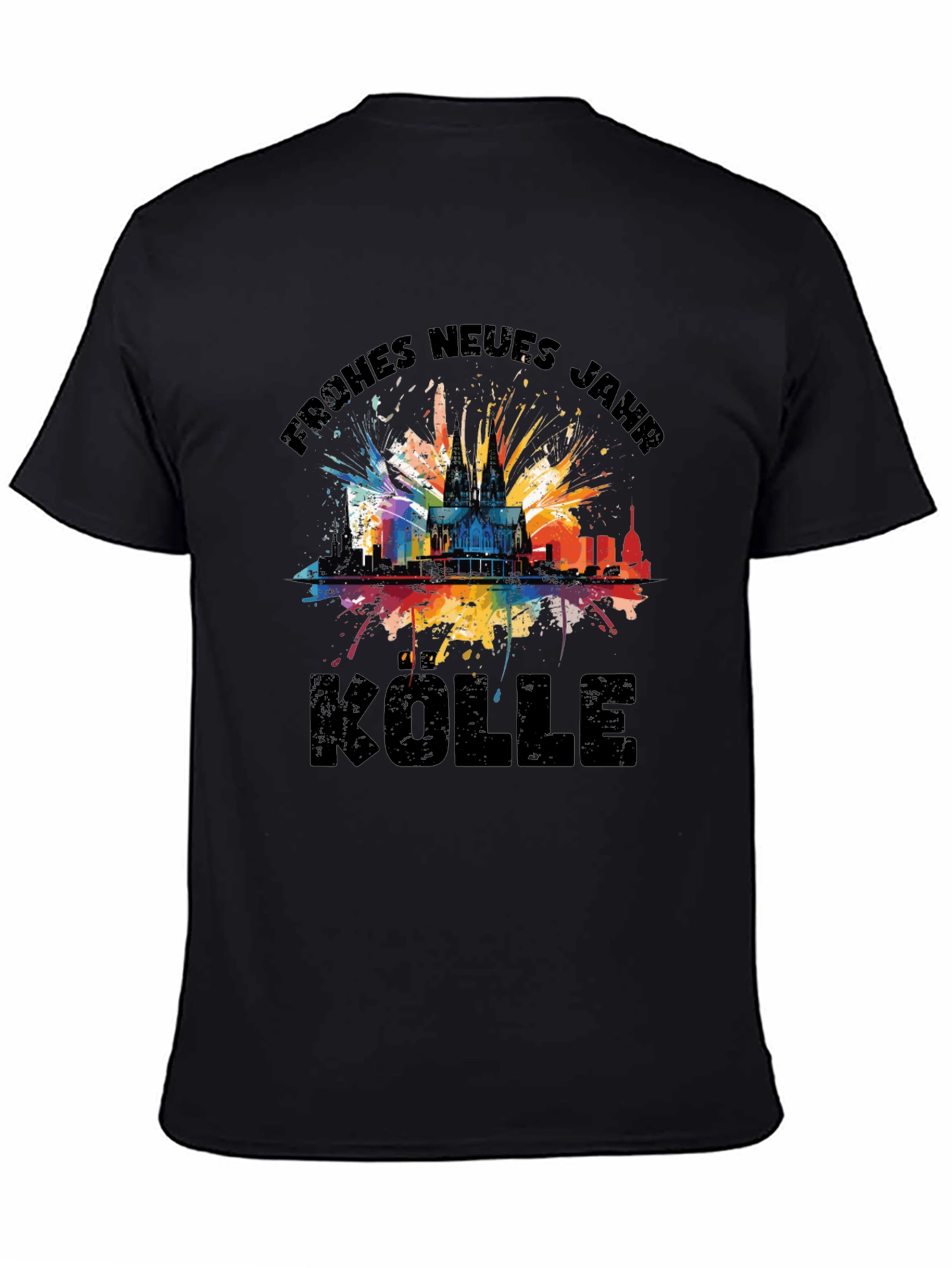 Frohes Neues Jahr Kolle T-Shirt
