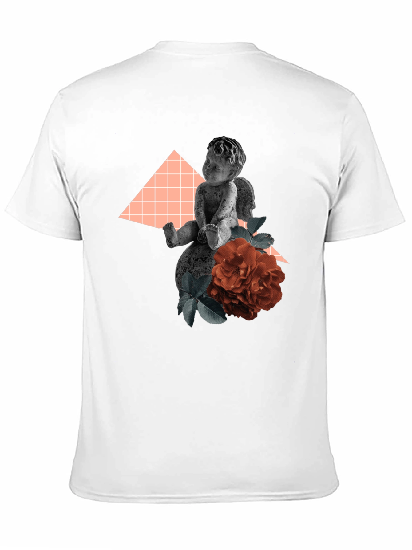 Angel & Rose Graphic Tee - Stylish Black T-Shirt
