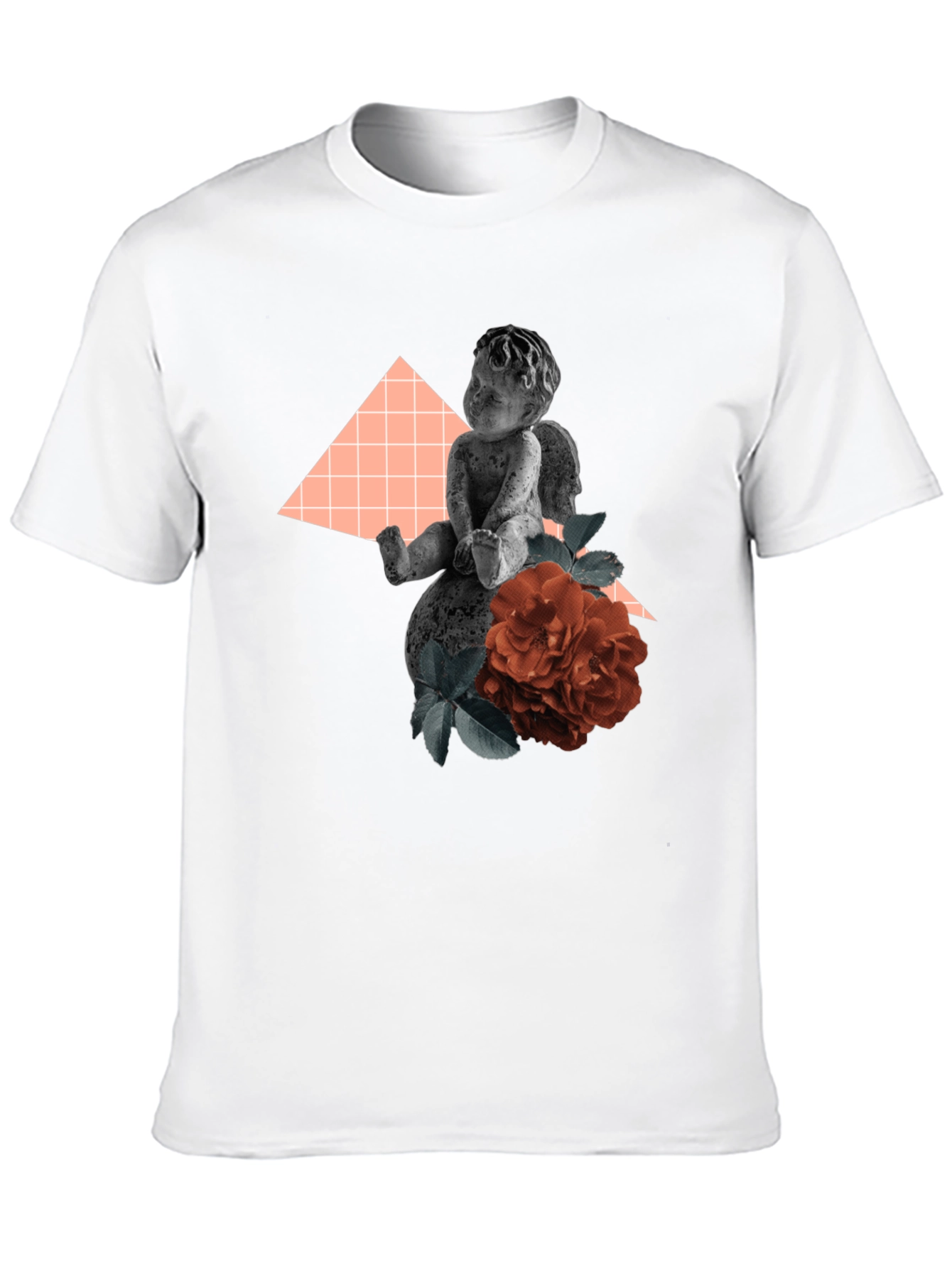Angel & Rose Graphic Tee - Stylish Black T-Shirt