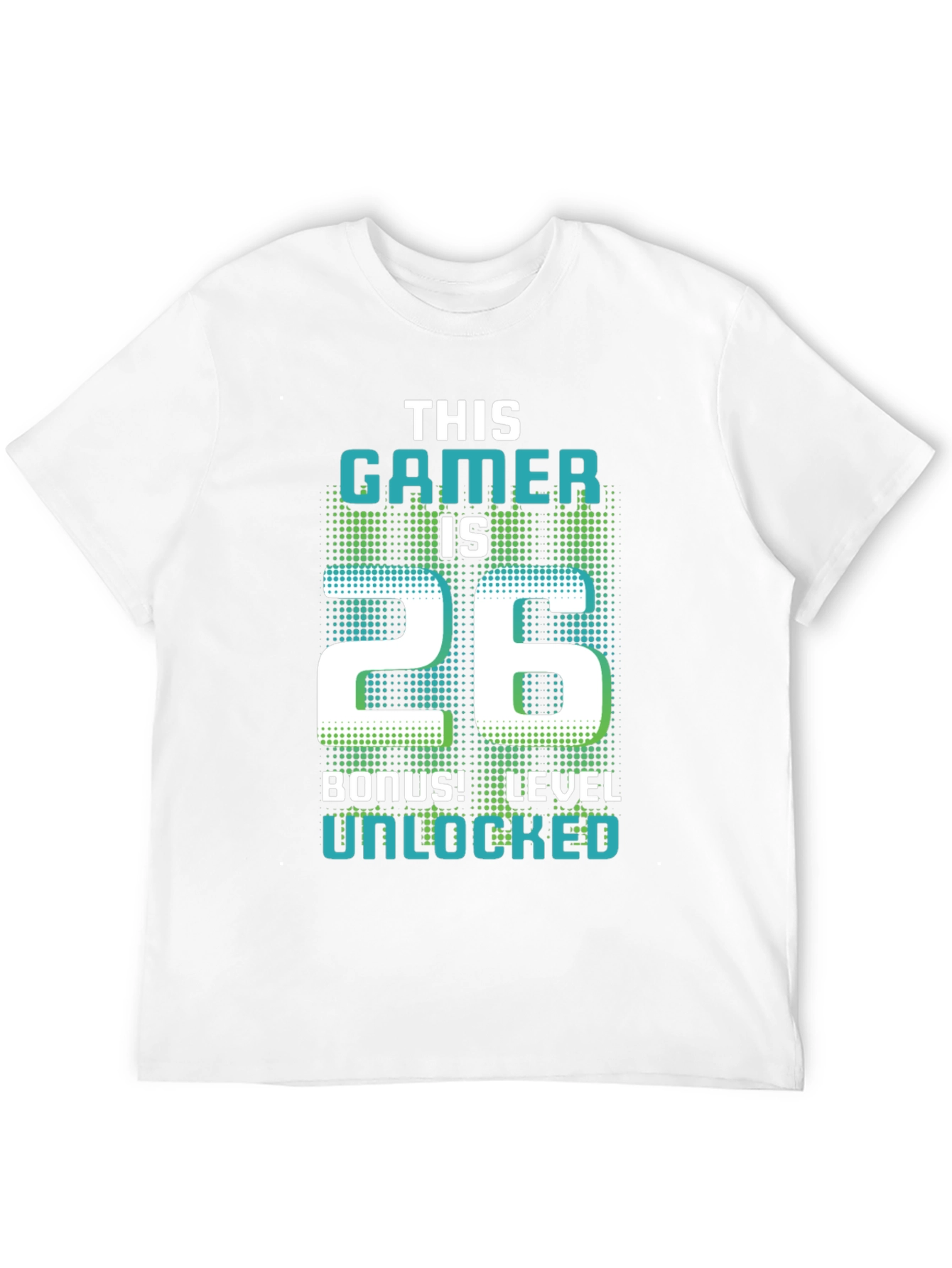 Gamer 26th Birthday Level Unlocked Graphic Tee